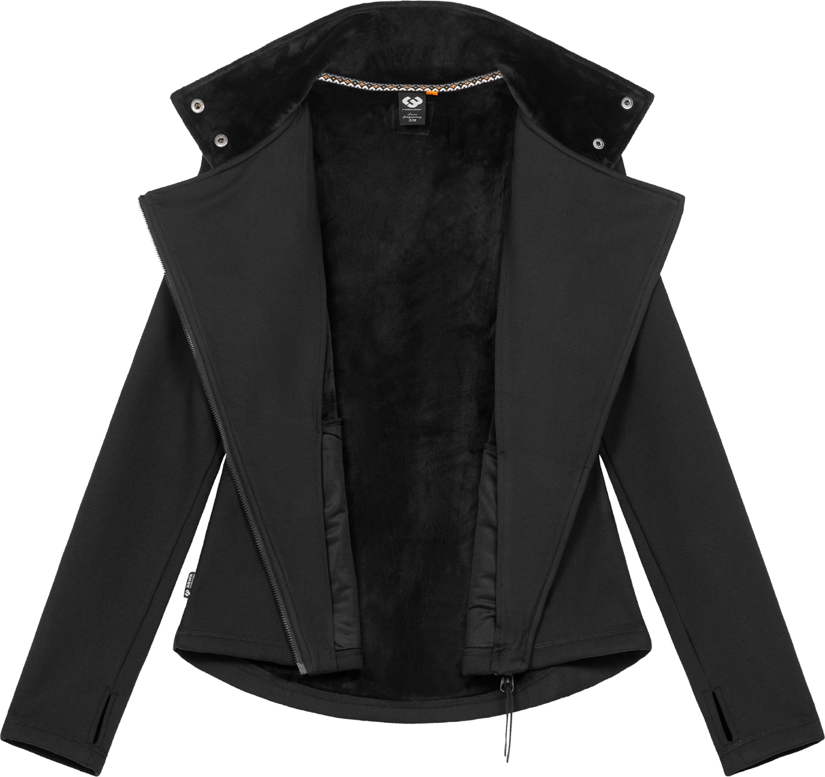 Kuschlig weiche Sweatjacke "Saskie" Black