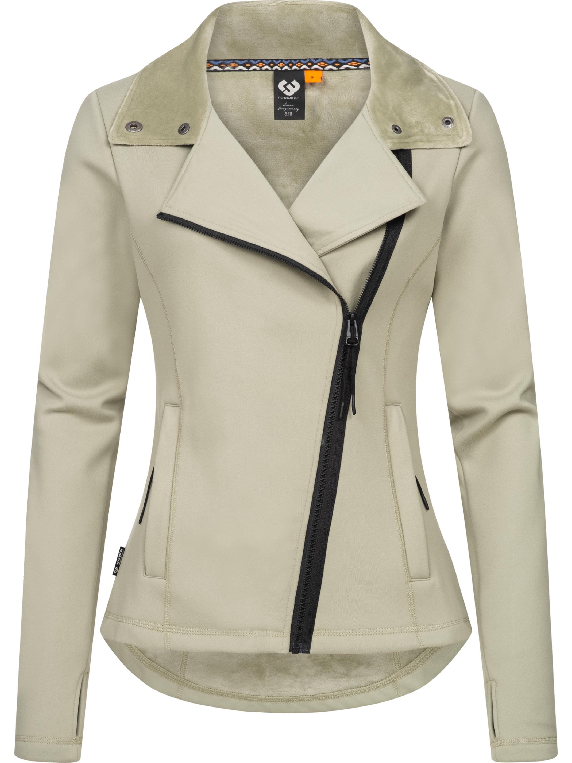 Kuschlig weiche Sweatjacke "Saskie" Dusty Olive