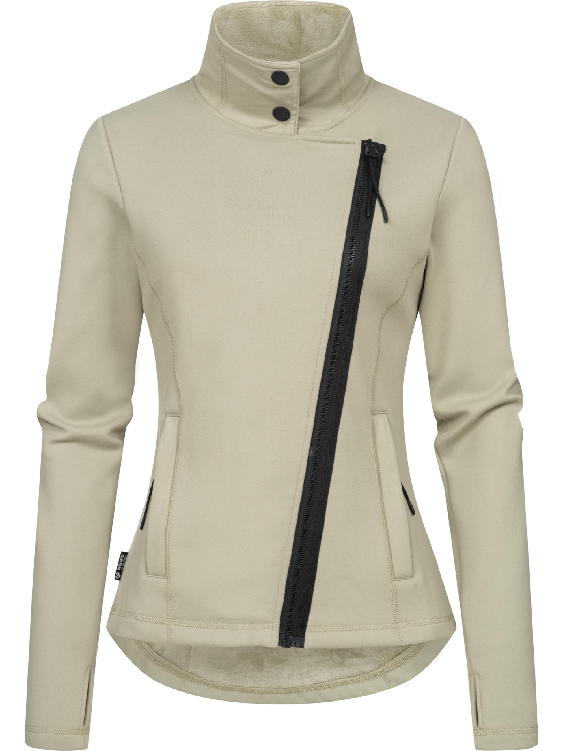 Kuschlig weiche Sweatjacke "Saskie" Dusty Olive