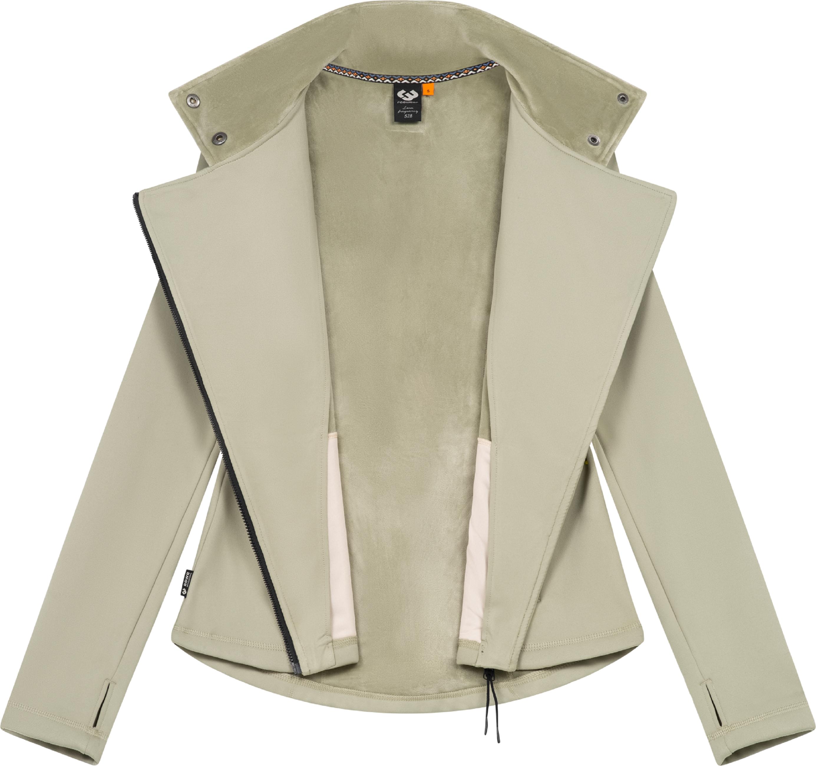 Kuschlig weiche Sweatjacke "Saskie" Dusty Olive