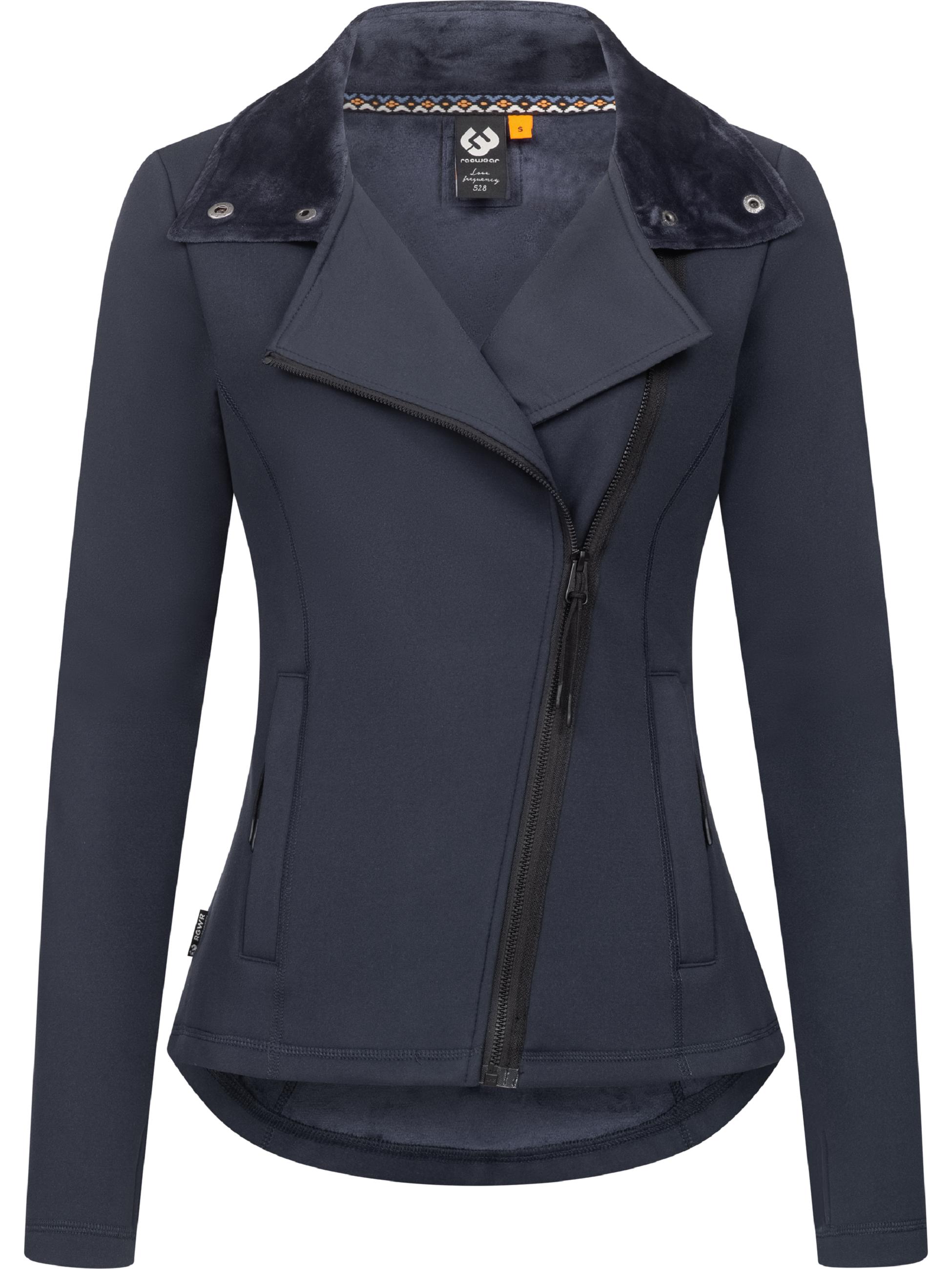 Kuschlig weiche Sweatjacke "Saskie" Navy