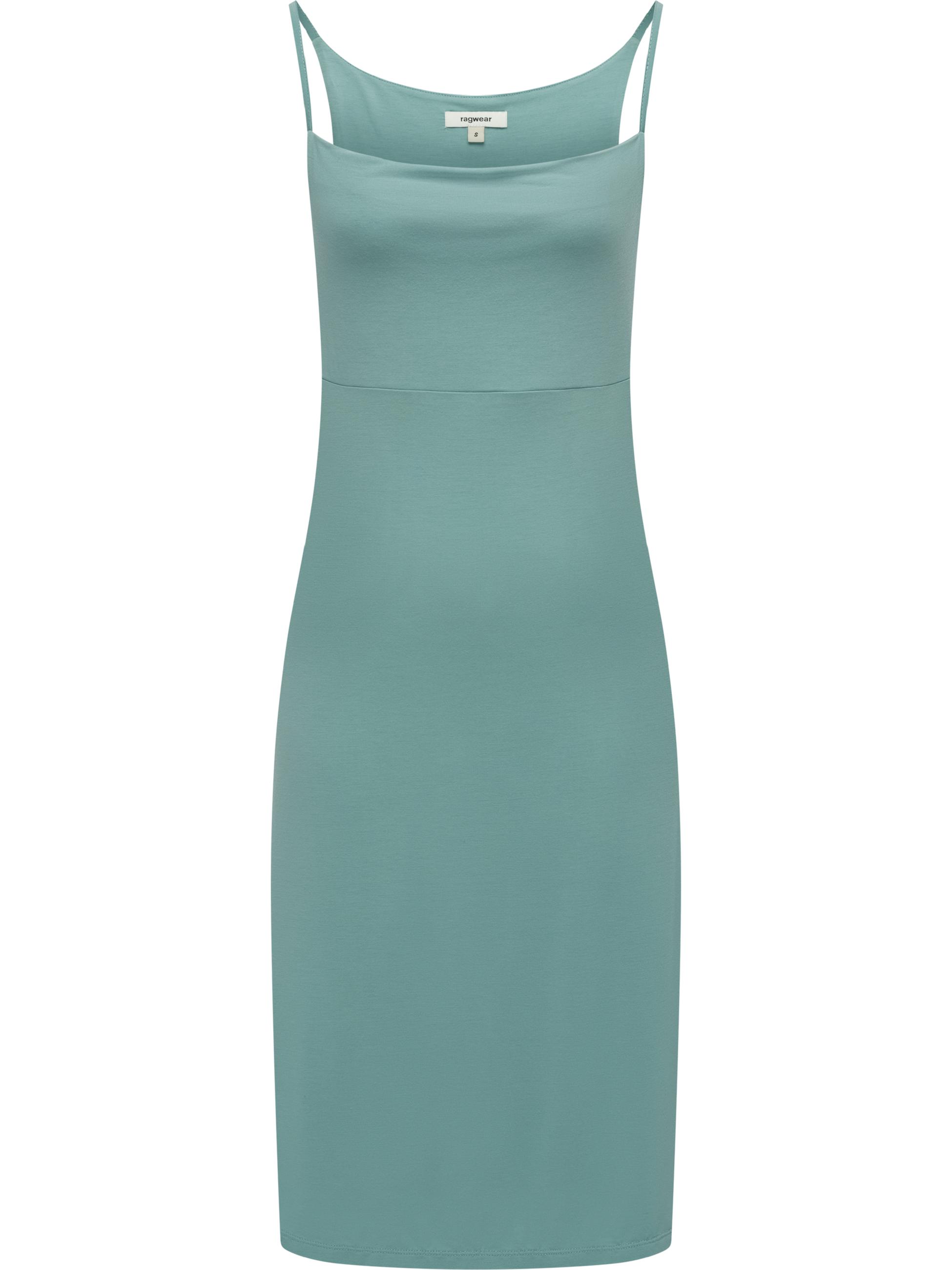 Sommerkleid Kurzarm Midikleid "Saturia" Aqua