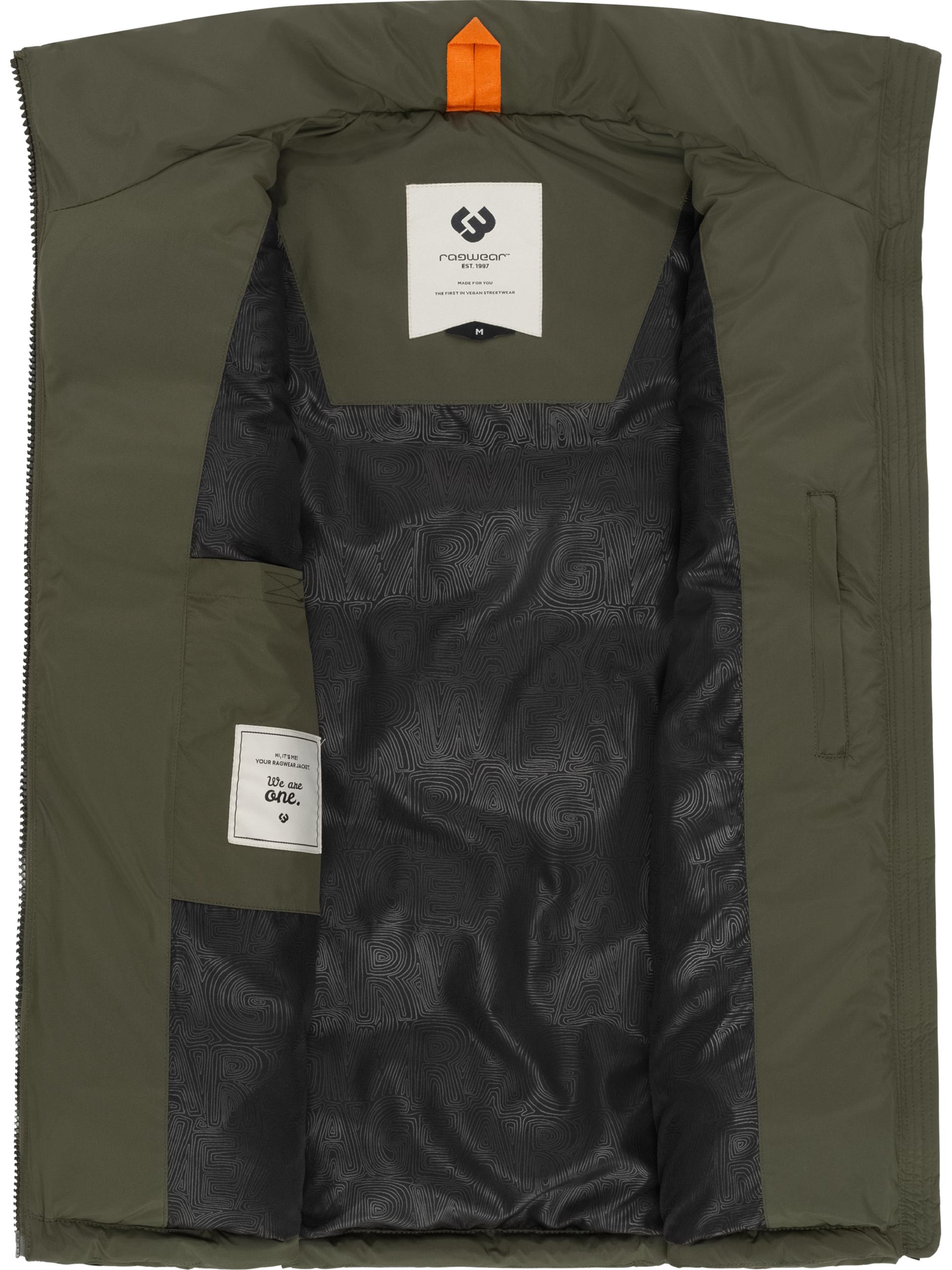 Warme wasserdichte Steppweste "Savan" Dark Olive