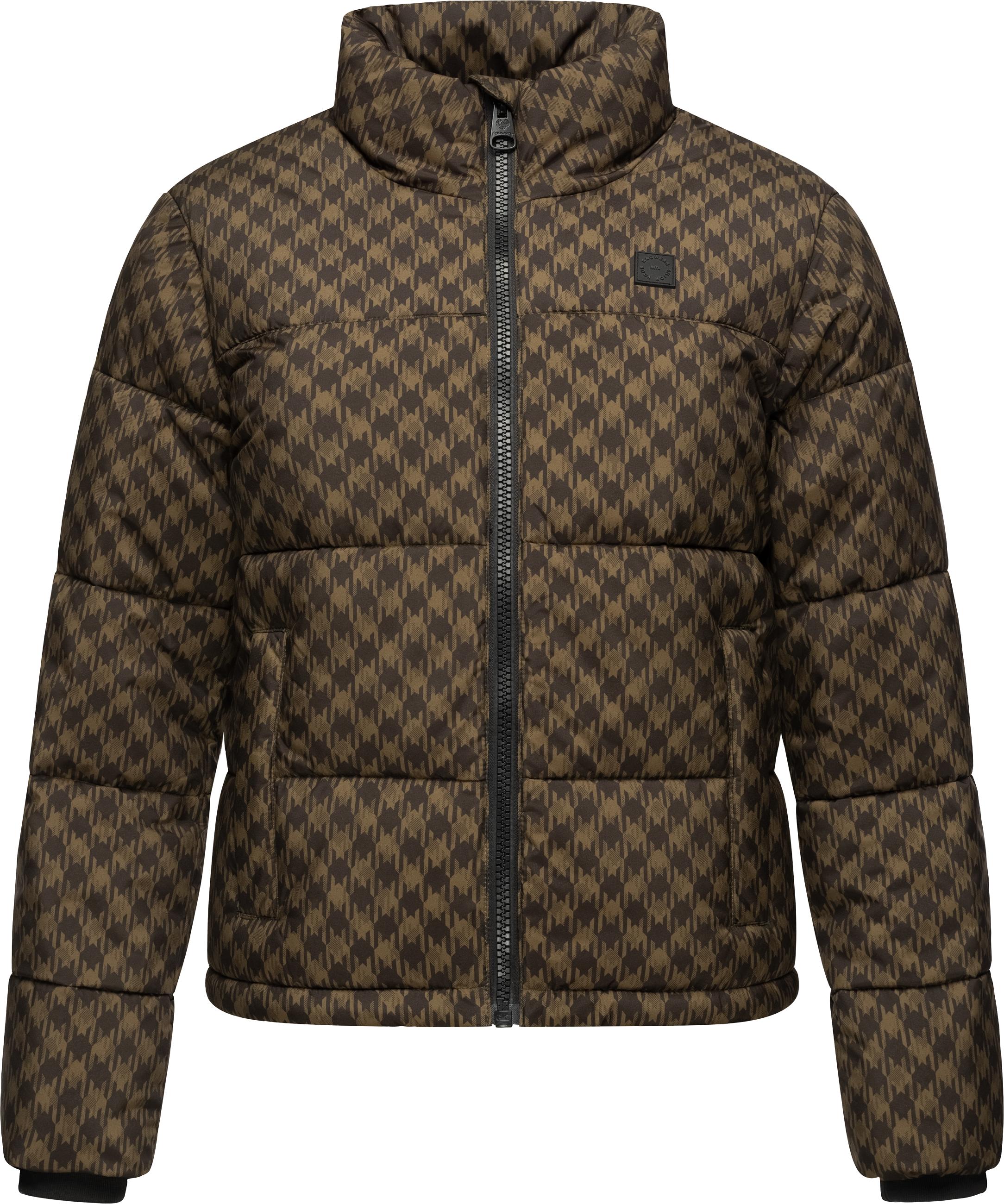 Steppjacke mit modischem Print "Serah Print" Brown