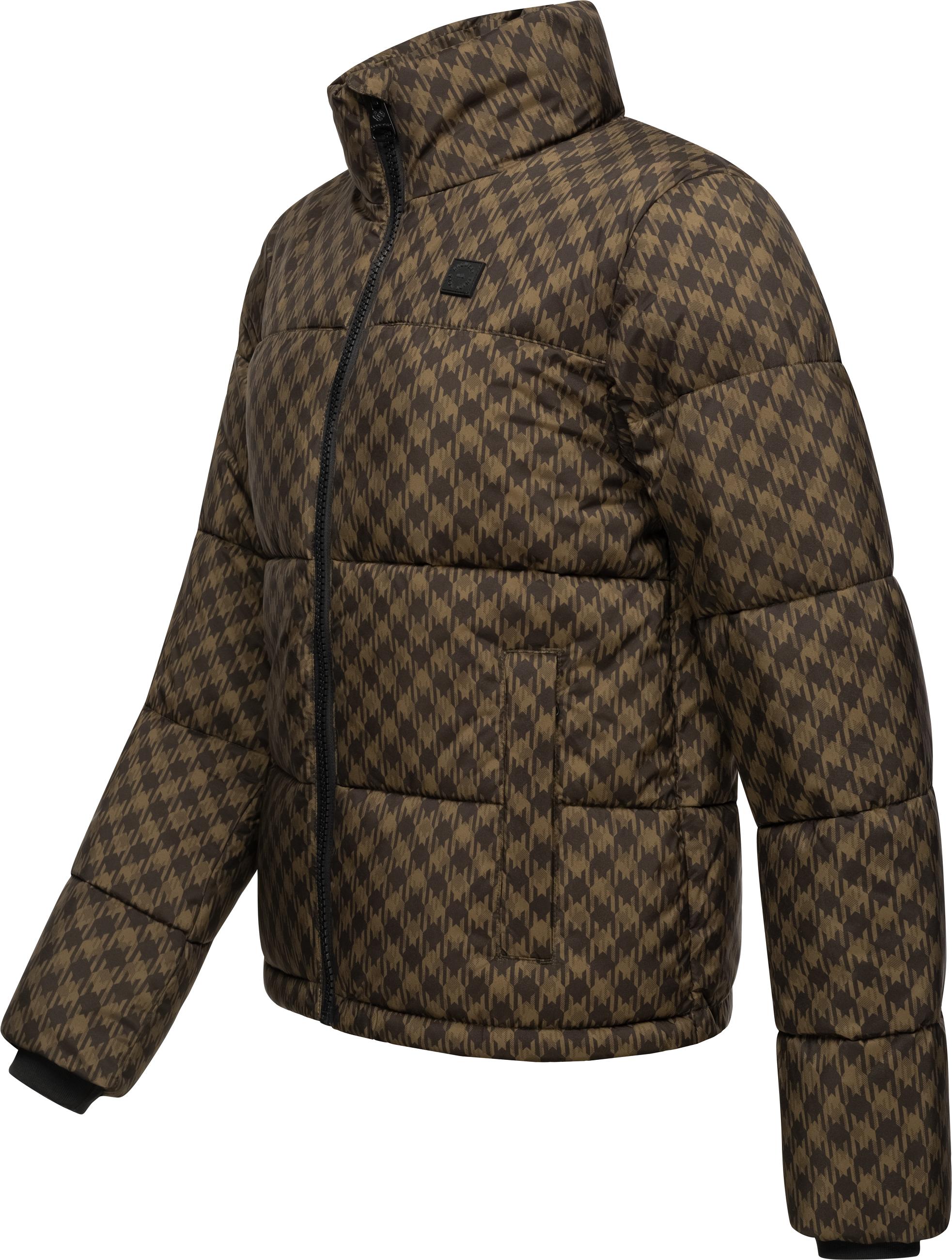 Steppjacke mit modischem Print "Serah Print" Brown