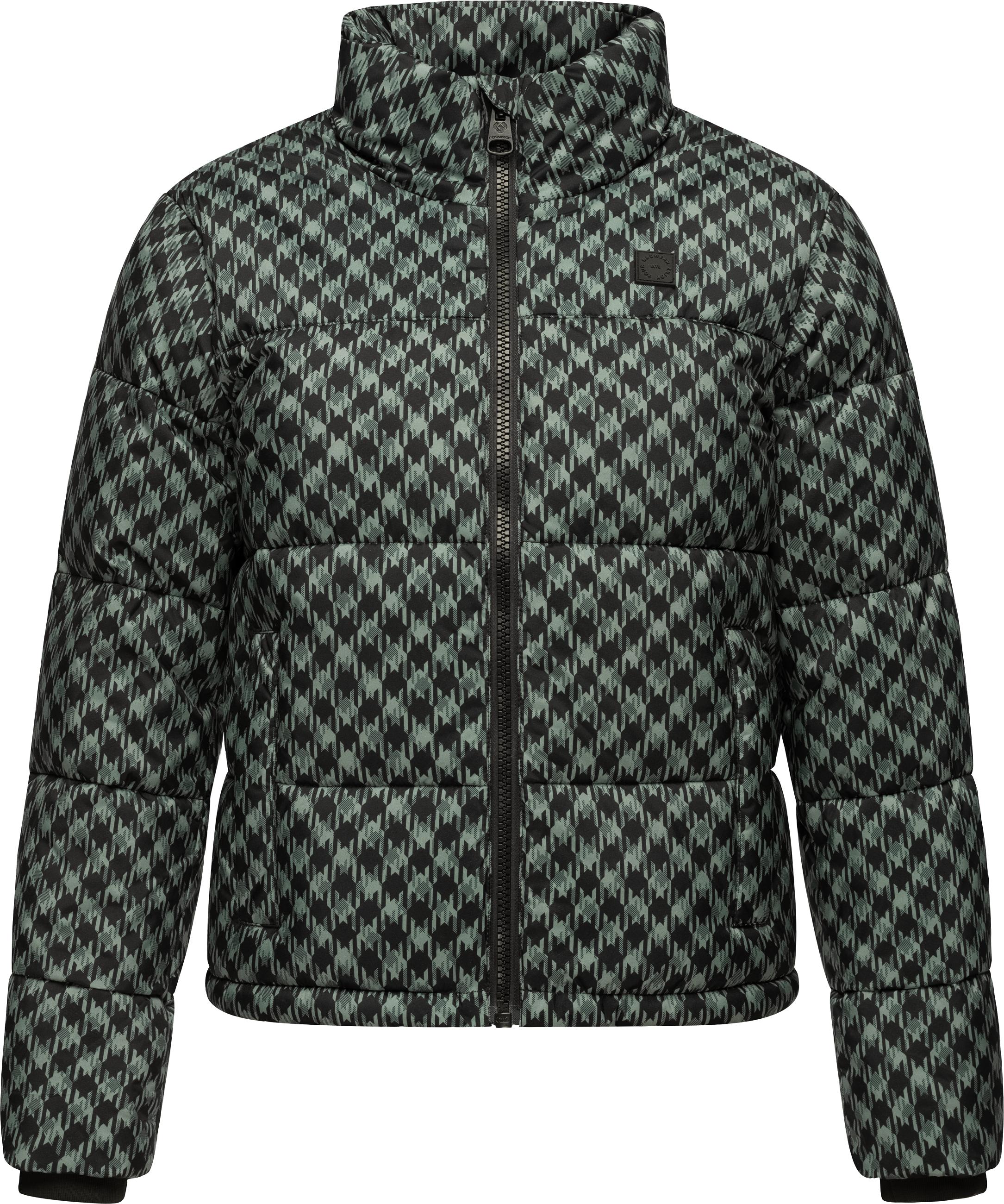 Steppjacke mit modischem Print "Serah Print" Dusty Green