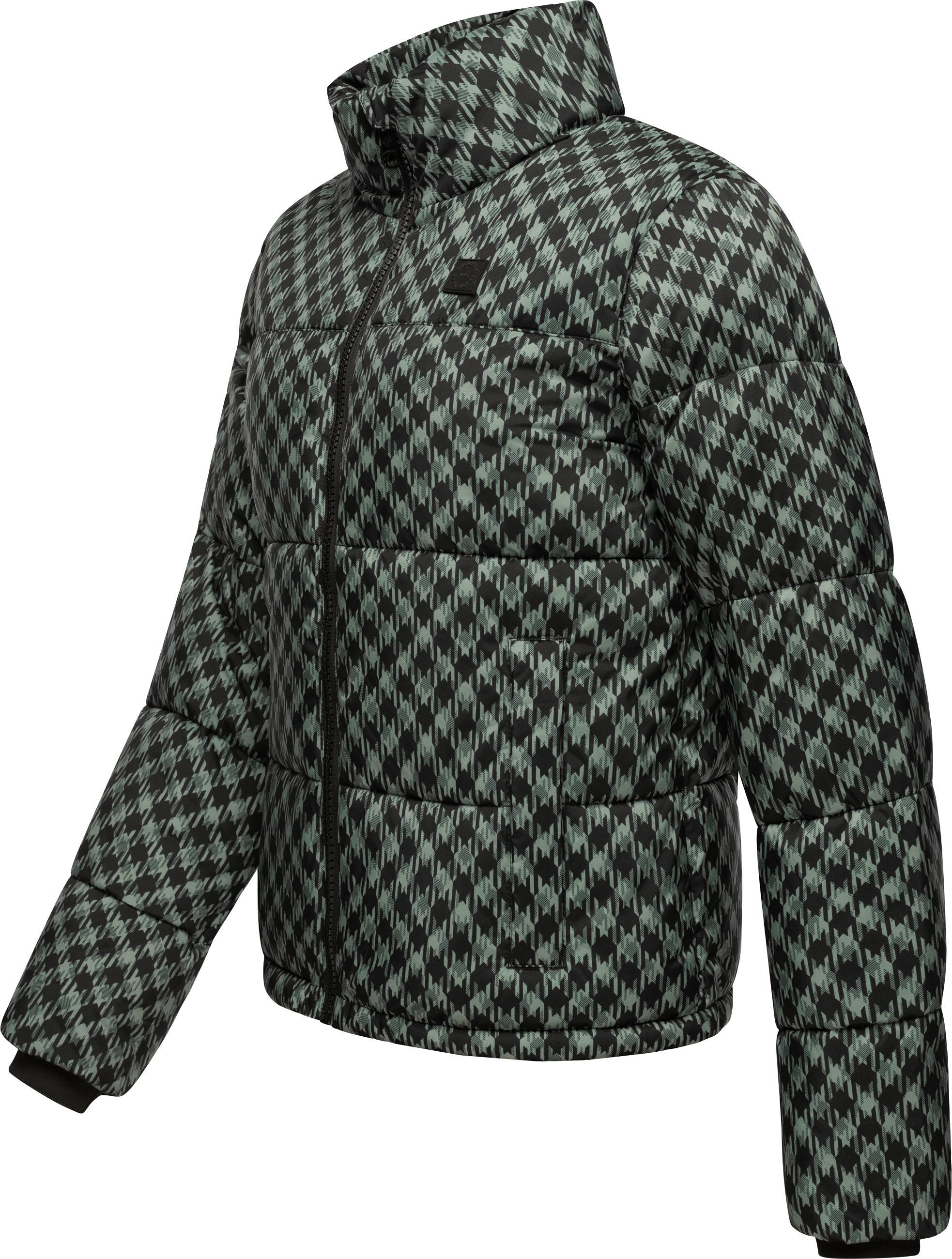 Steppjacke mit modischem Print "Serah Print" Dusty Green