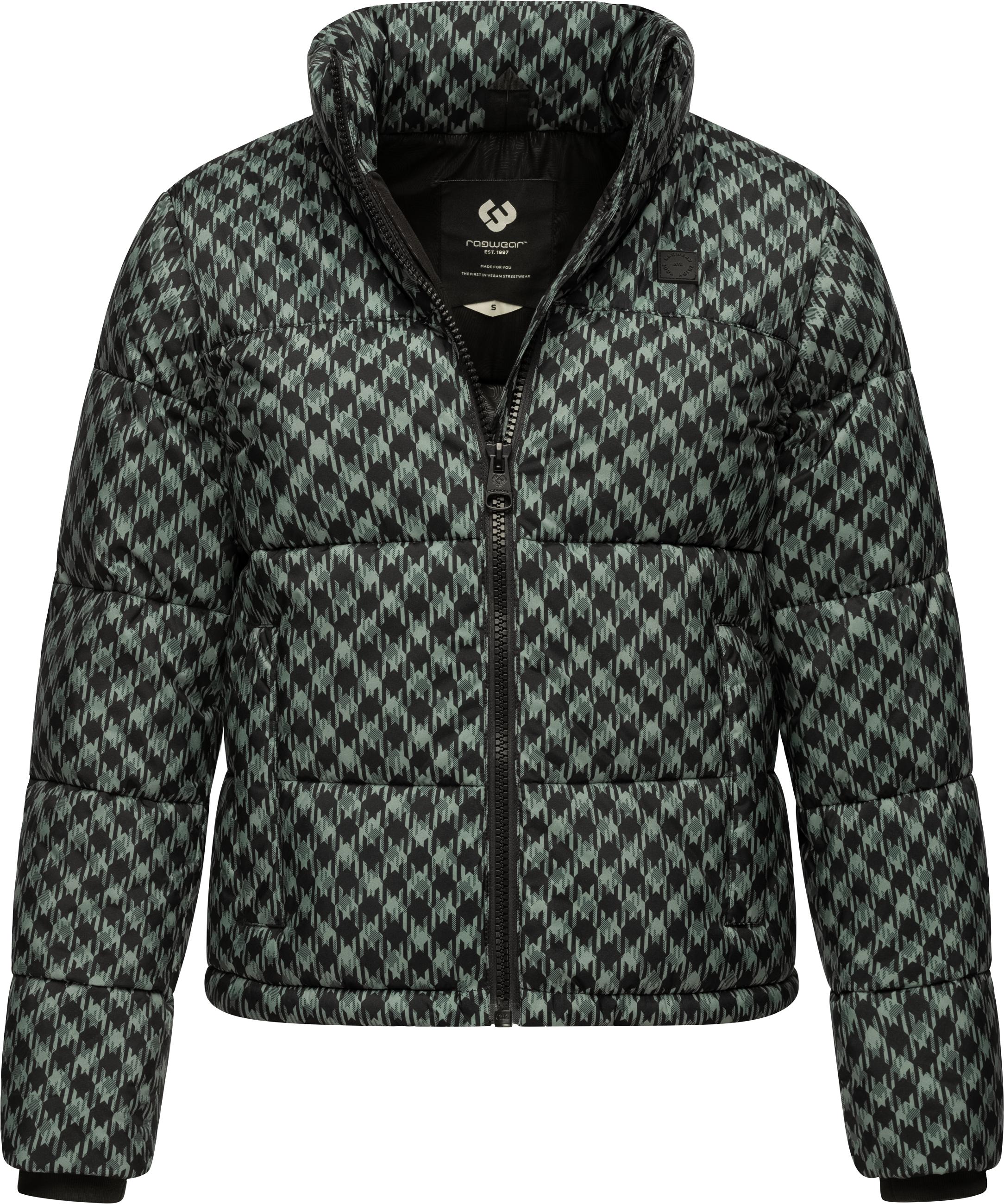 Steppjacke mit modischem Print "Serah Print" Dusty Green