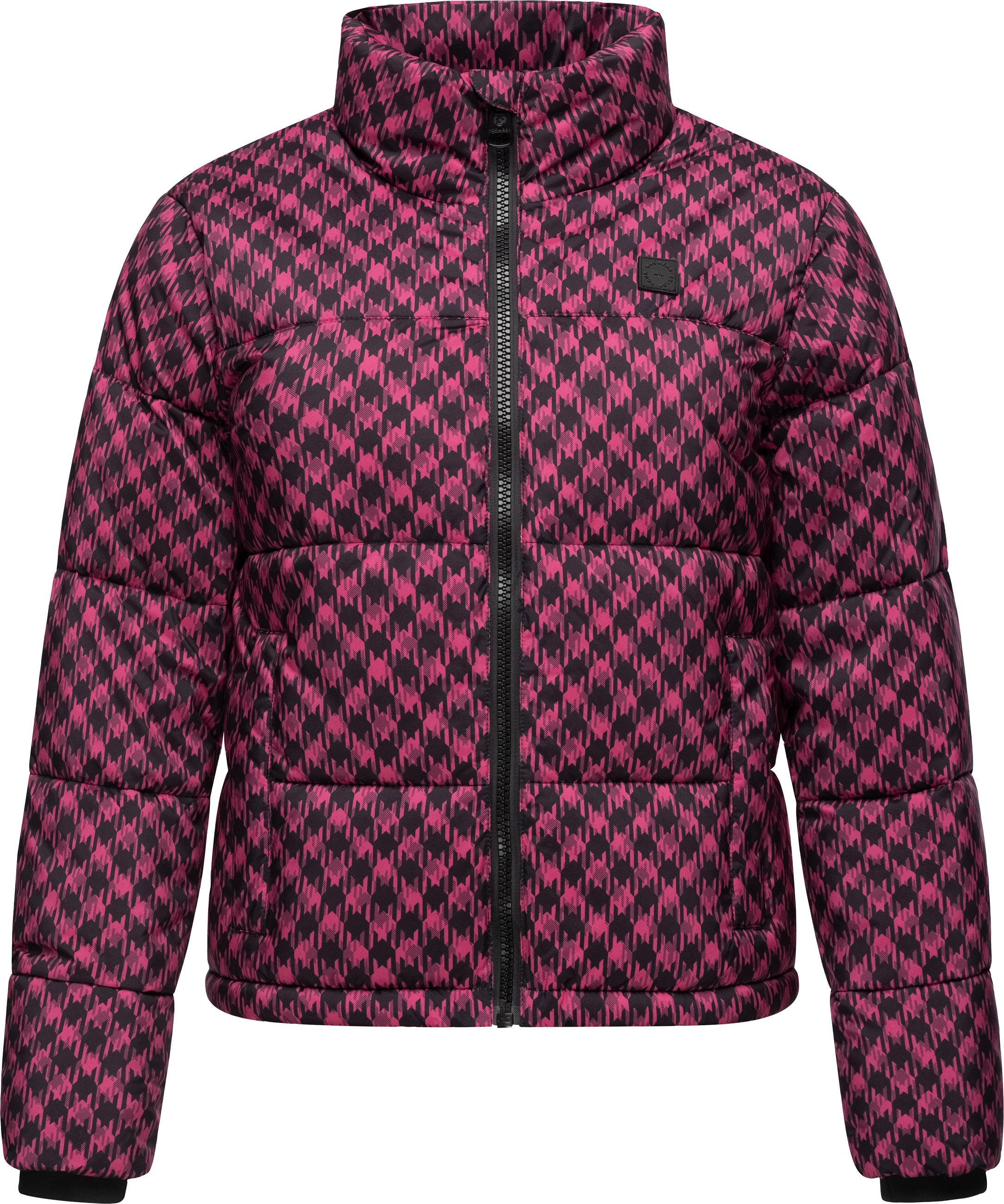 Steppjacke mit modischem Print "Serah Print" Fuchsia