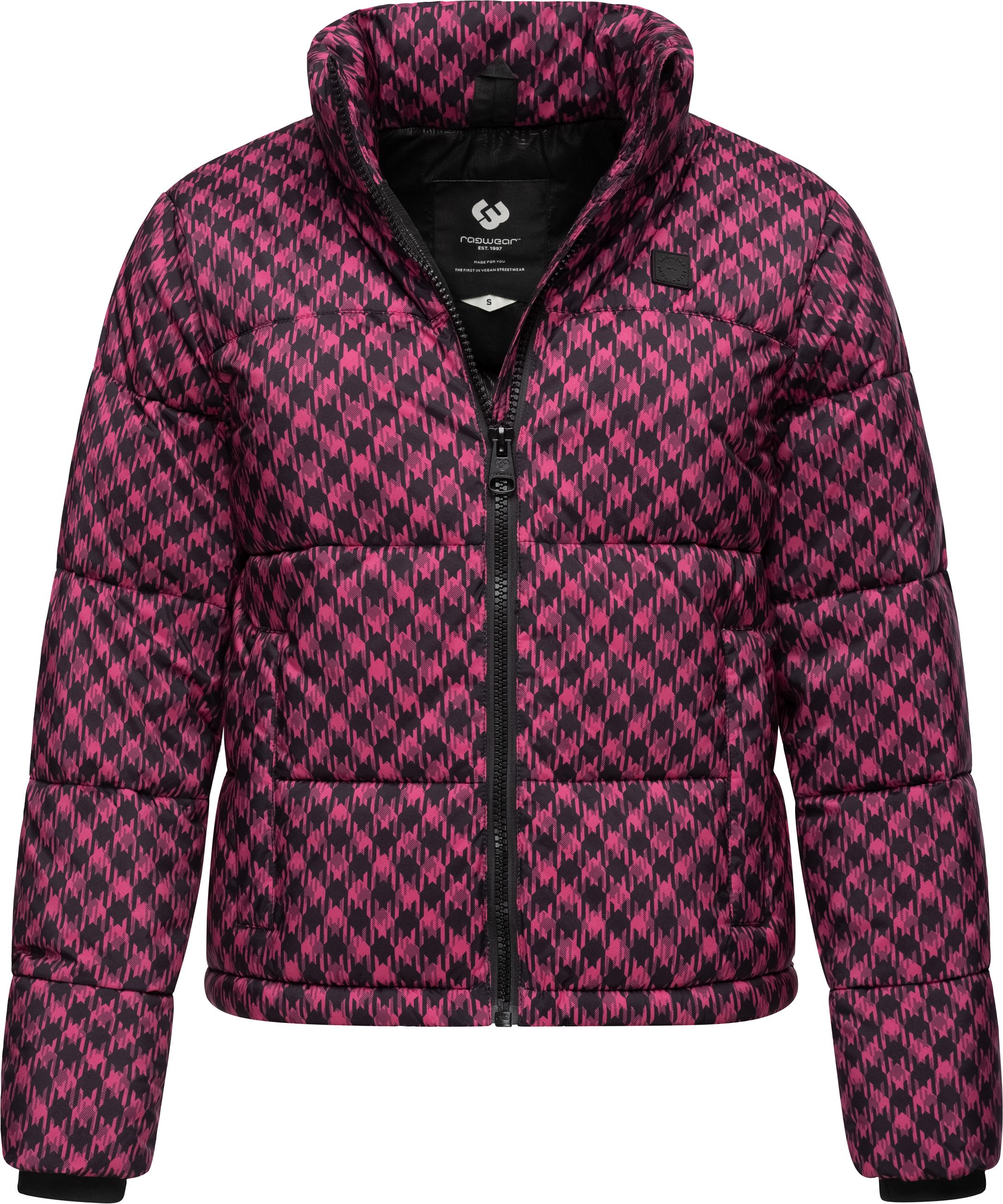 Steppjacke mit modischem Print "Serah Print" Fuchsia