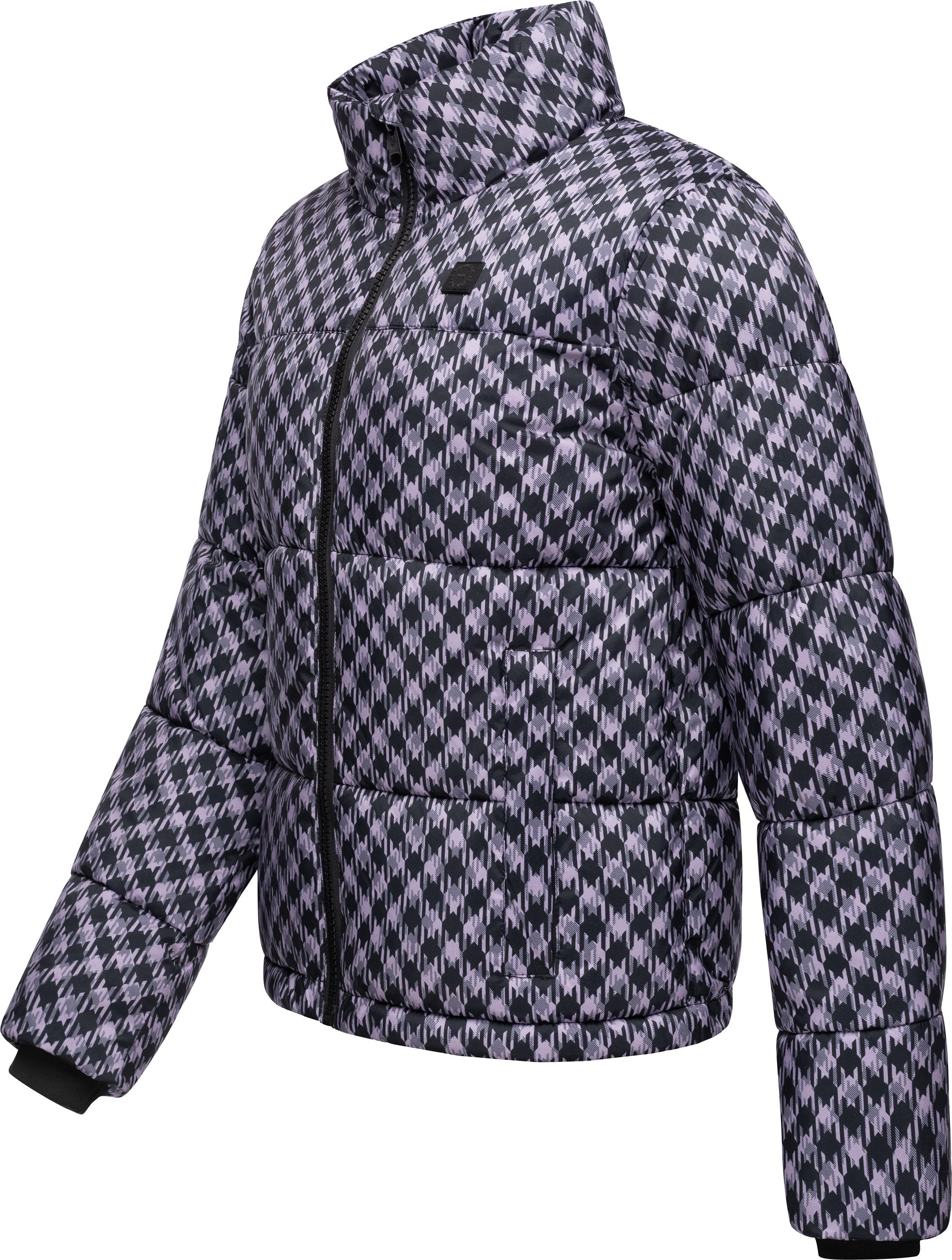 Wasserdichte Steppjacke mit modischem Print "Serah Print" Lavender