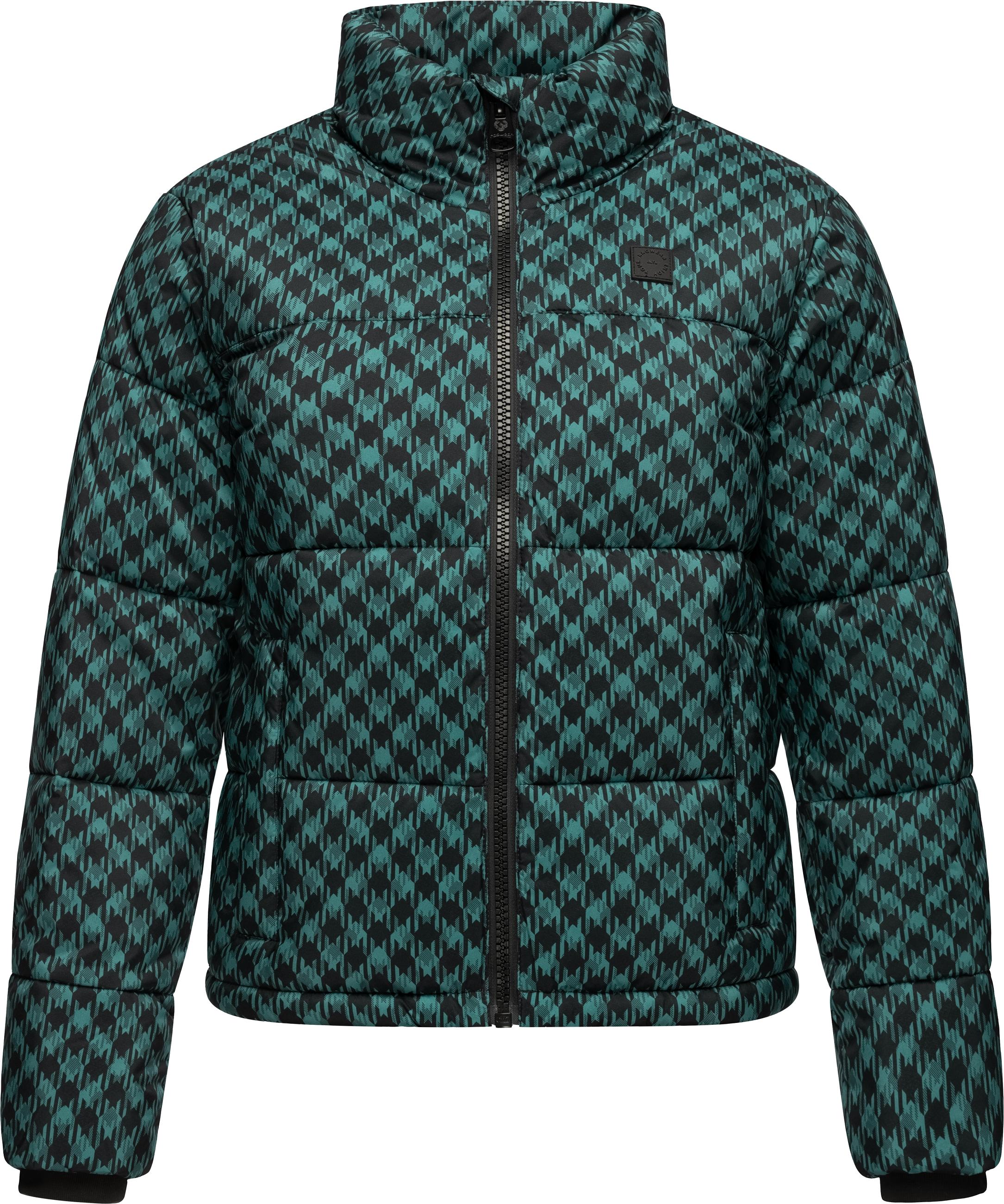 Wasserdichte Steppjacke mit modischem Print "Serah Print" Ocean Green