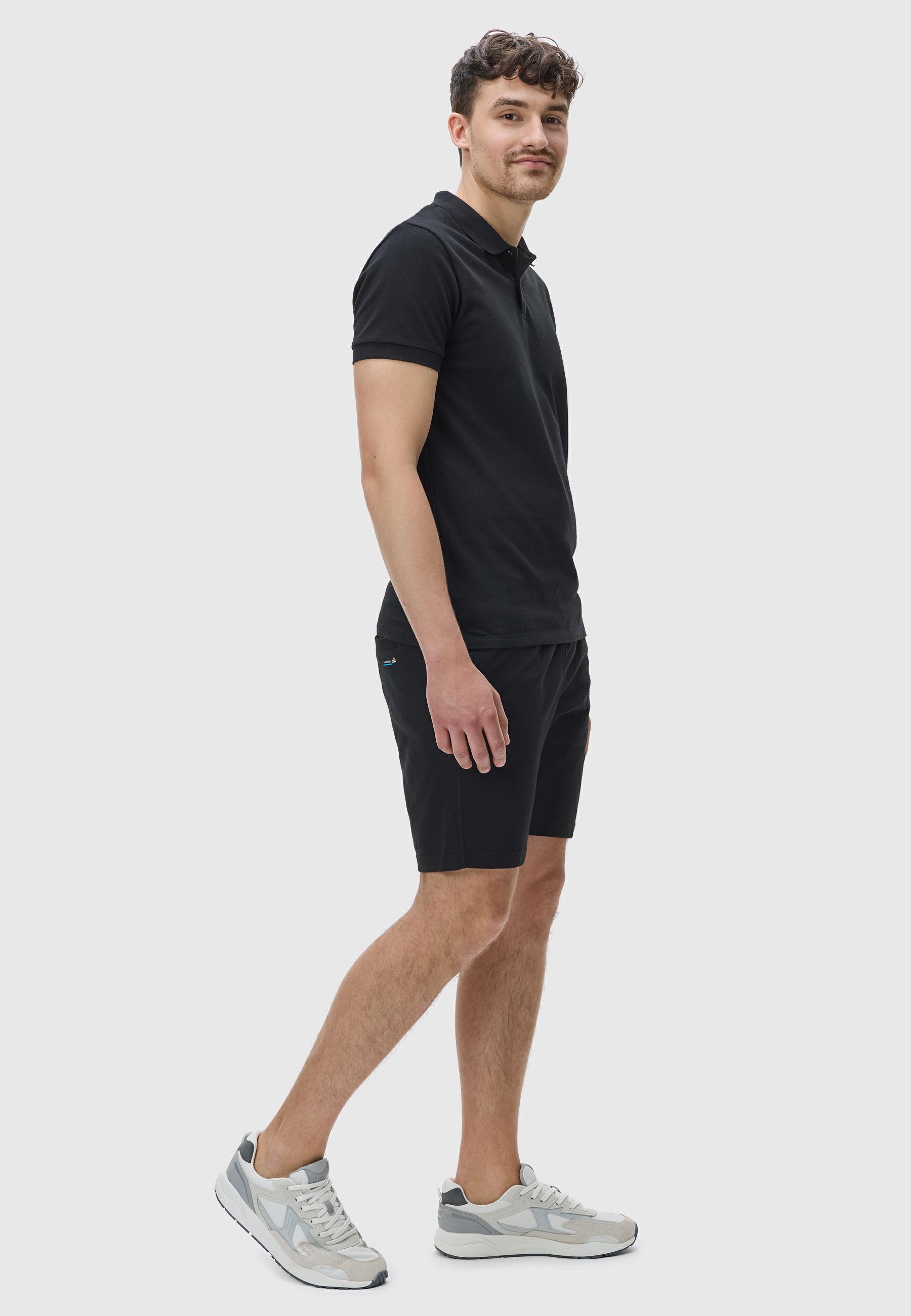 Freizeitanzug aus Hemd und Short "Set Porpi" Black