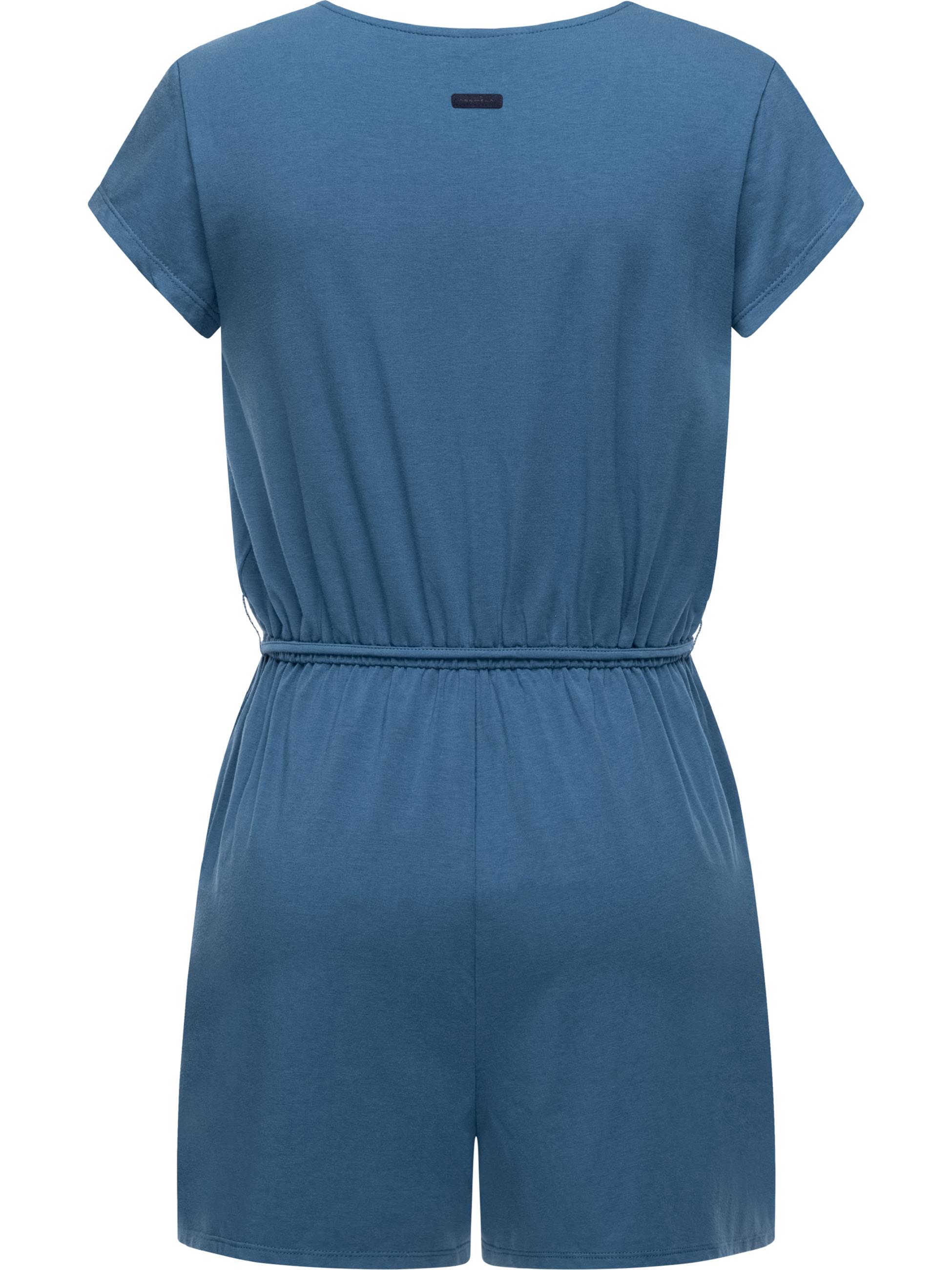 Kurzer Jumpsuit "Sharna" Indigo Blue