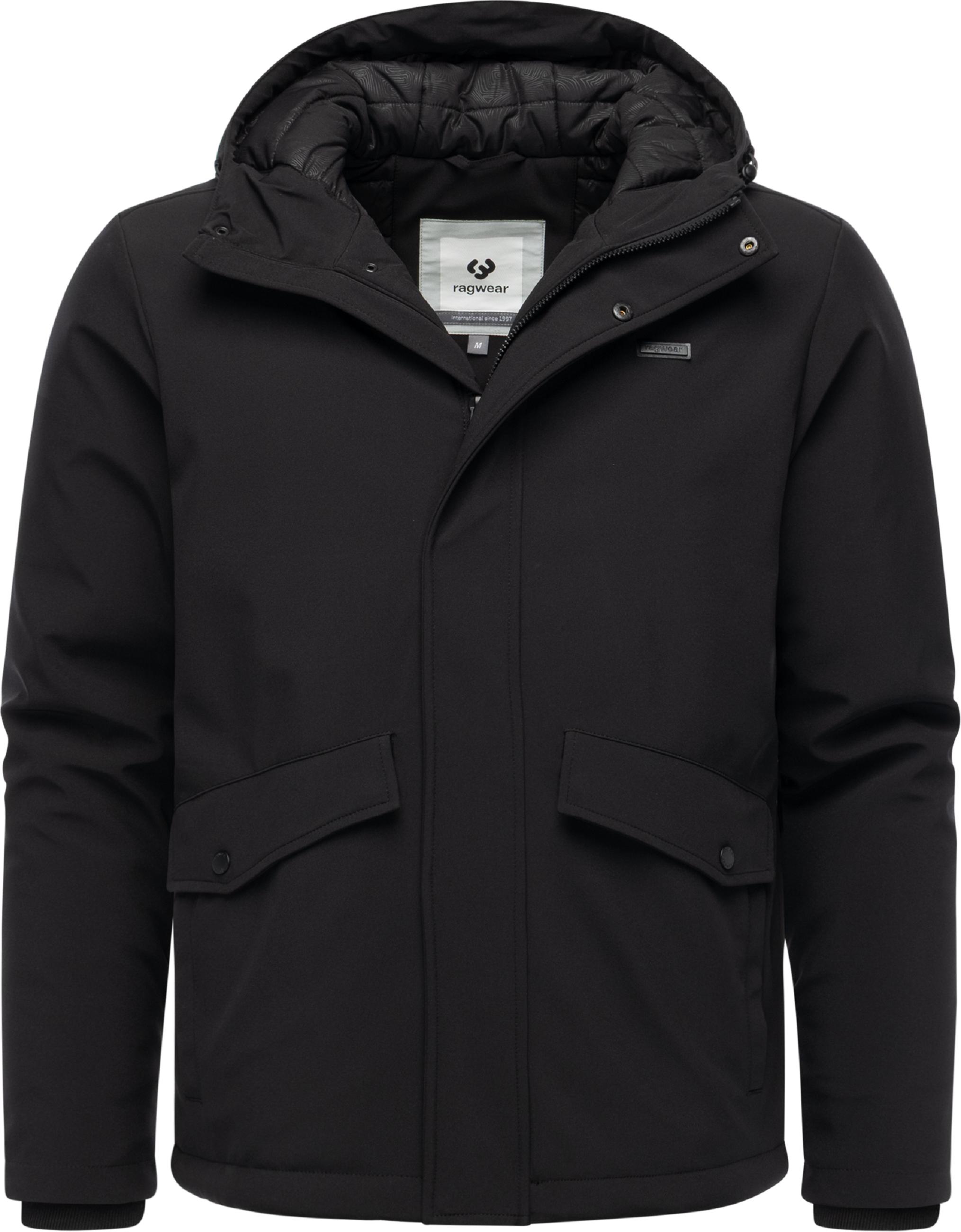 Wasserdichte Softshelljacke mit Kapuze "Shellis YOUMODO" Black