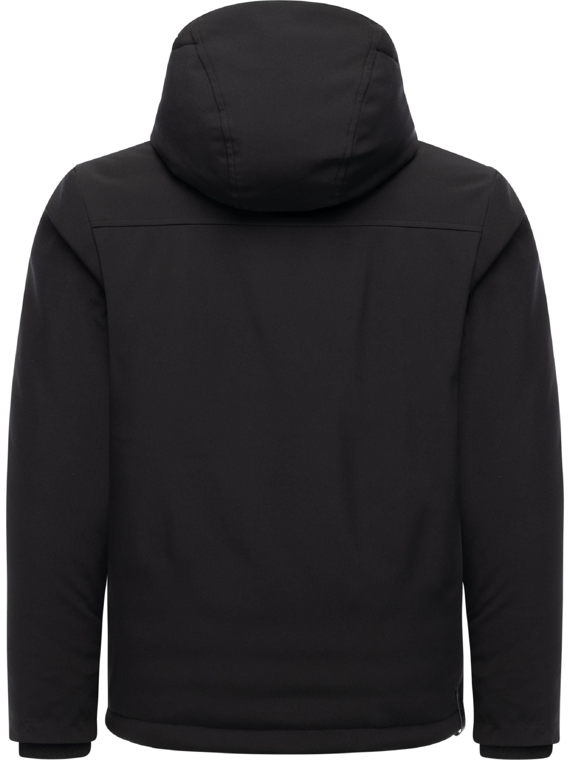 Wasserdichte Softshelljacke mit Kapuze "Shellis YOUMODO" Black