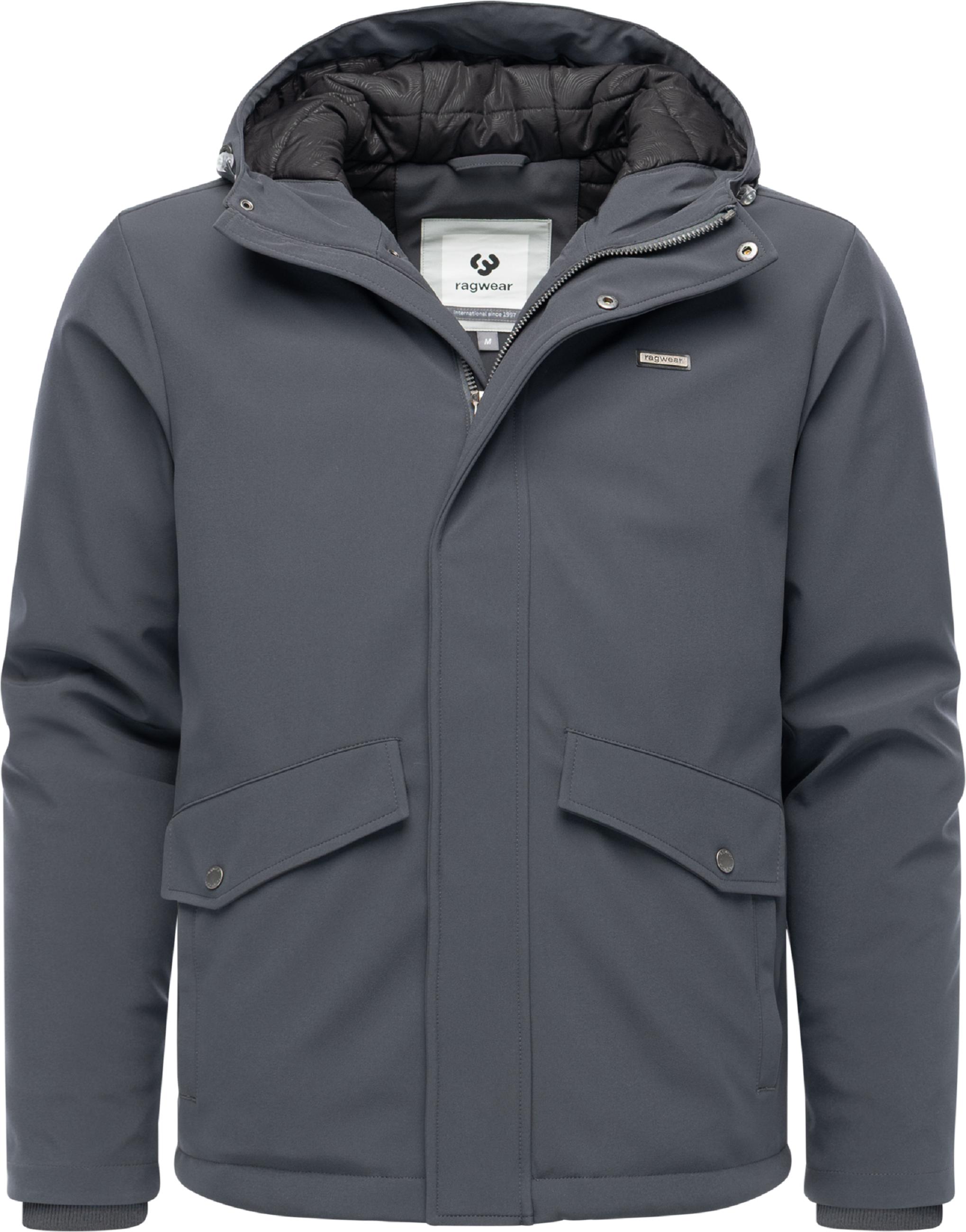 Wasserdichte Softshelljacke mit Kapuze "Shellis YOUMODO" Dark Grey