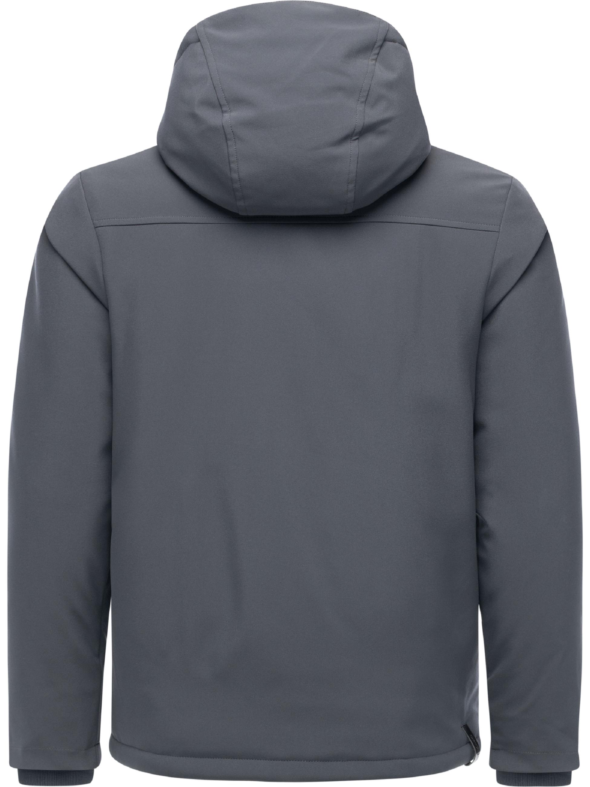Wasserdichte Softshelljacke mit Kapuze "Shellis YOUMODO" Dark Grey
