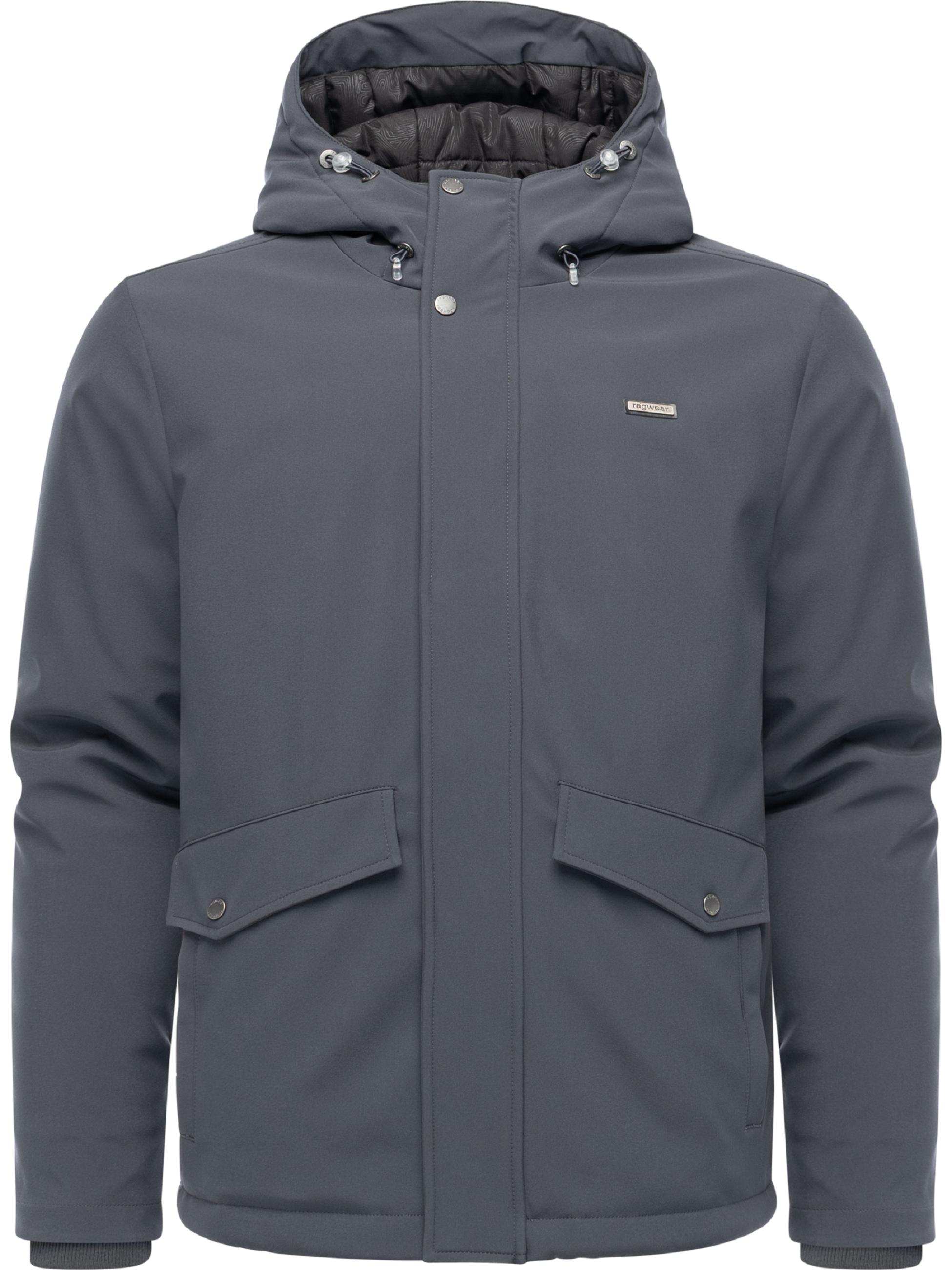 Wasserdichte Softshelljacke mit Kapuze "Shellis YOUMODO" Dark Grey