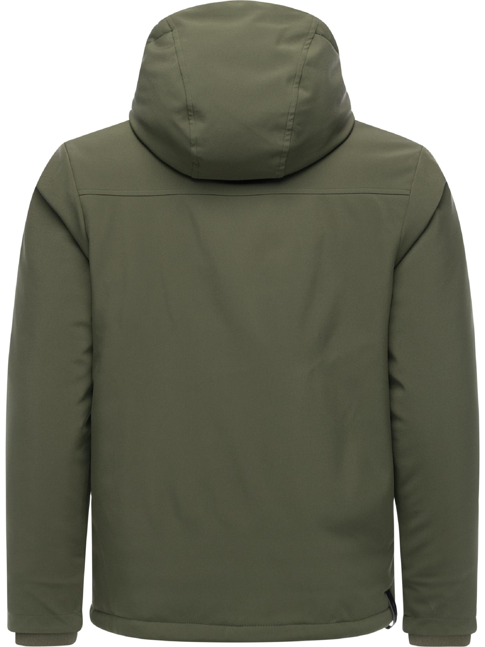 Wasserdichte Softshelljacke mit Kapuze "Shellis YOUMODO" Dark Olive