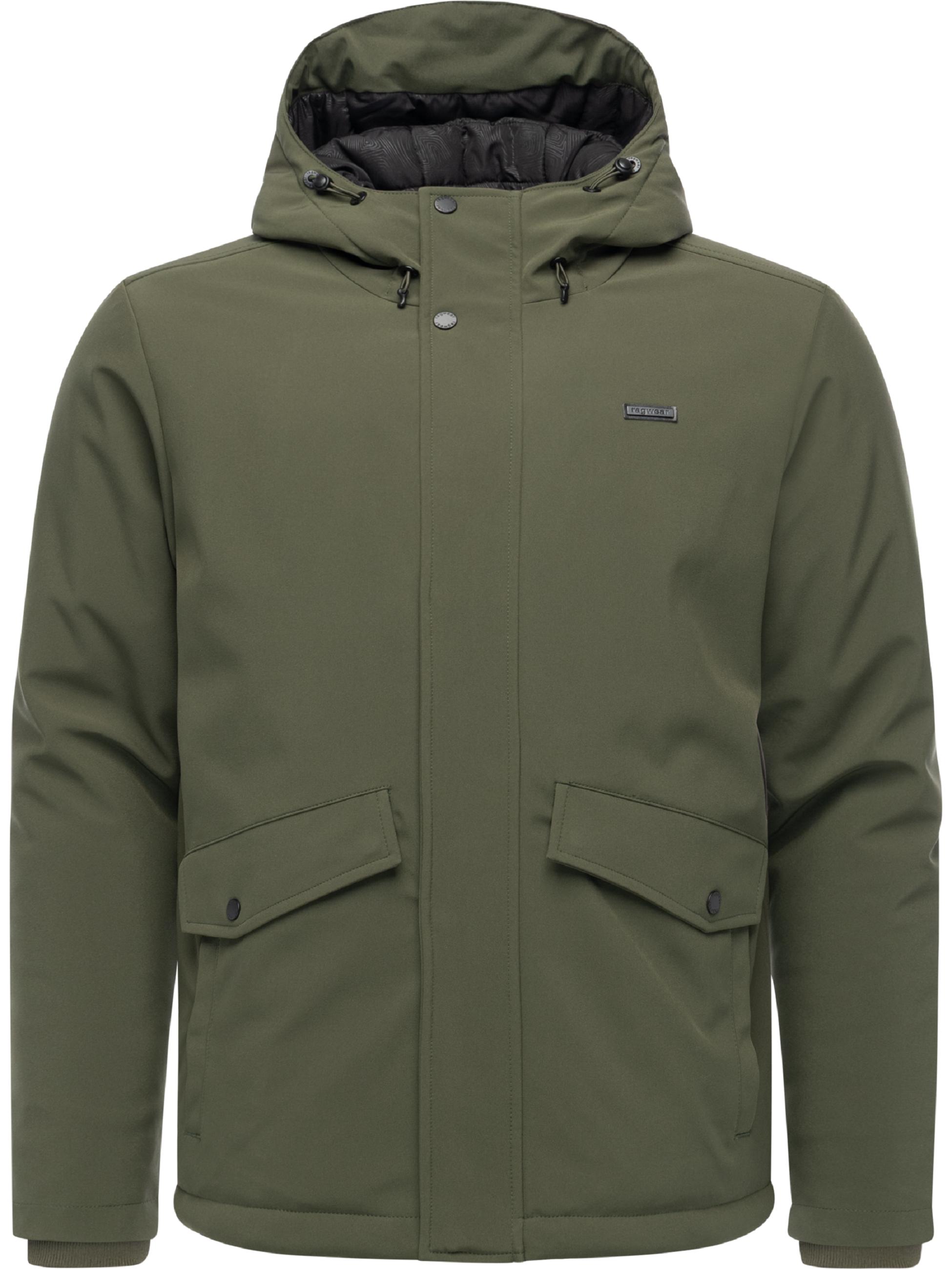 Wasserdichte Softshelljacke mit Kapuze "Shellis YOUMODO" Dark Olive