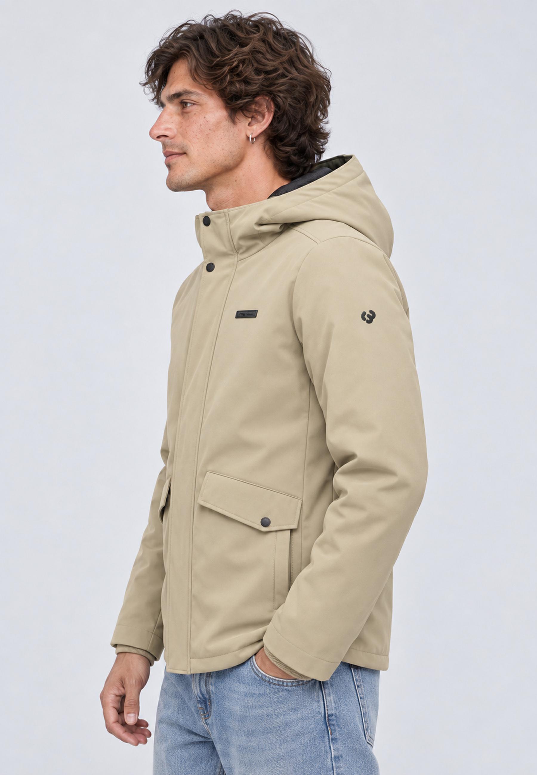 Wasserdichte Softshelljacke mit Kapuze "Shellis YOUMODO" Sand26