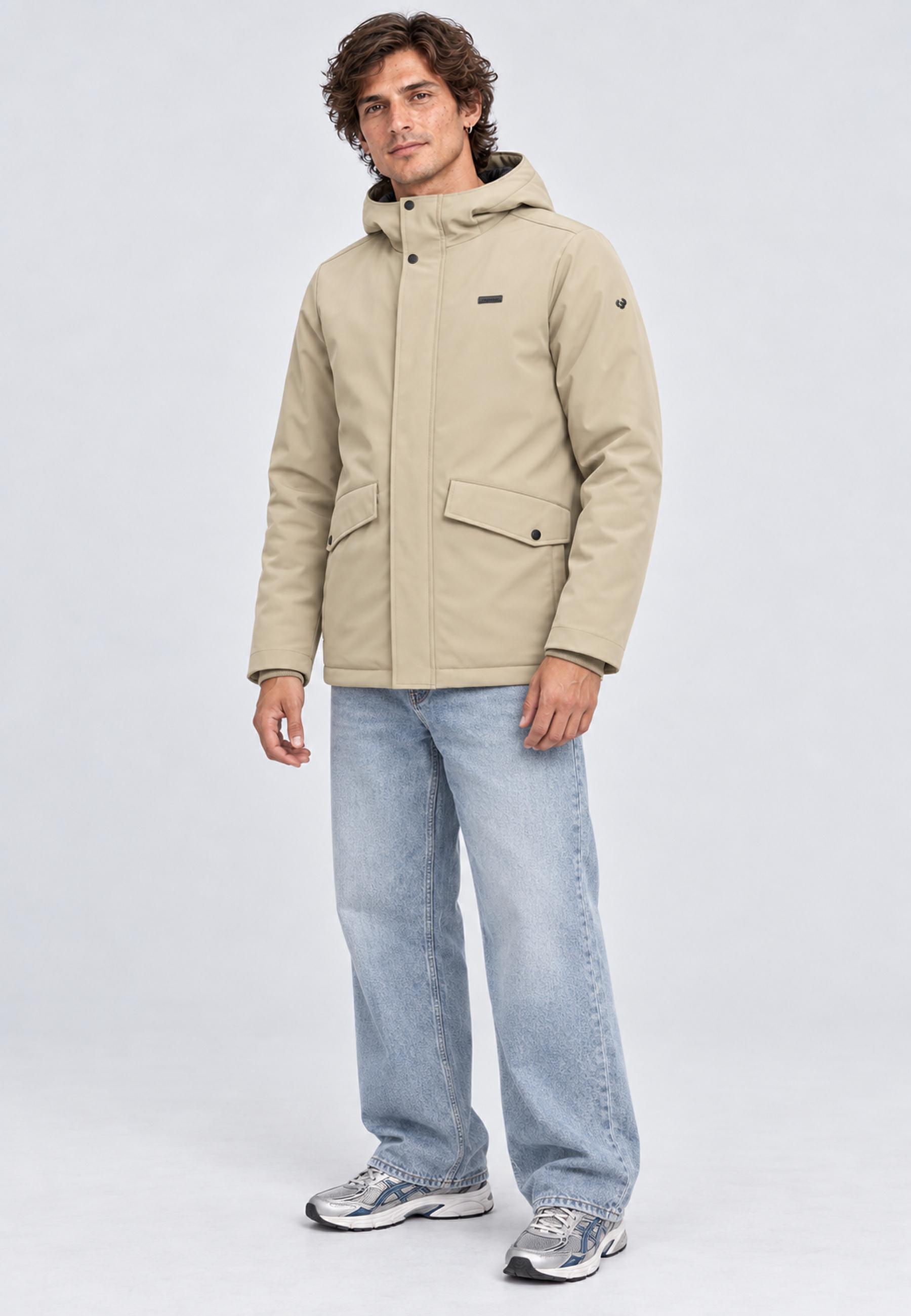 Wasserdichte Softshelljacke mit Kapuze "Shellis YOUMODO" Sand26