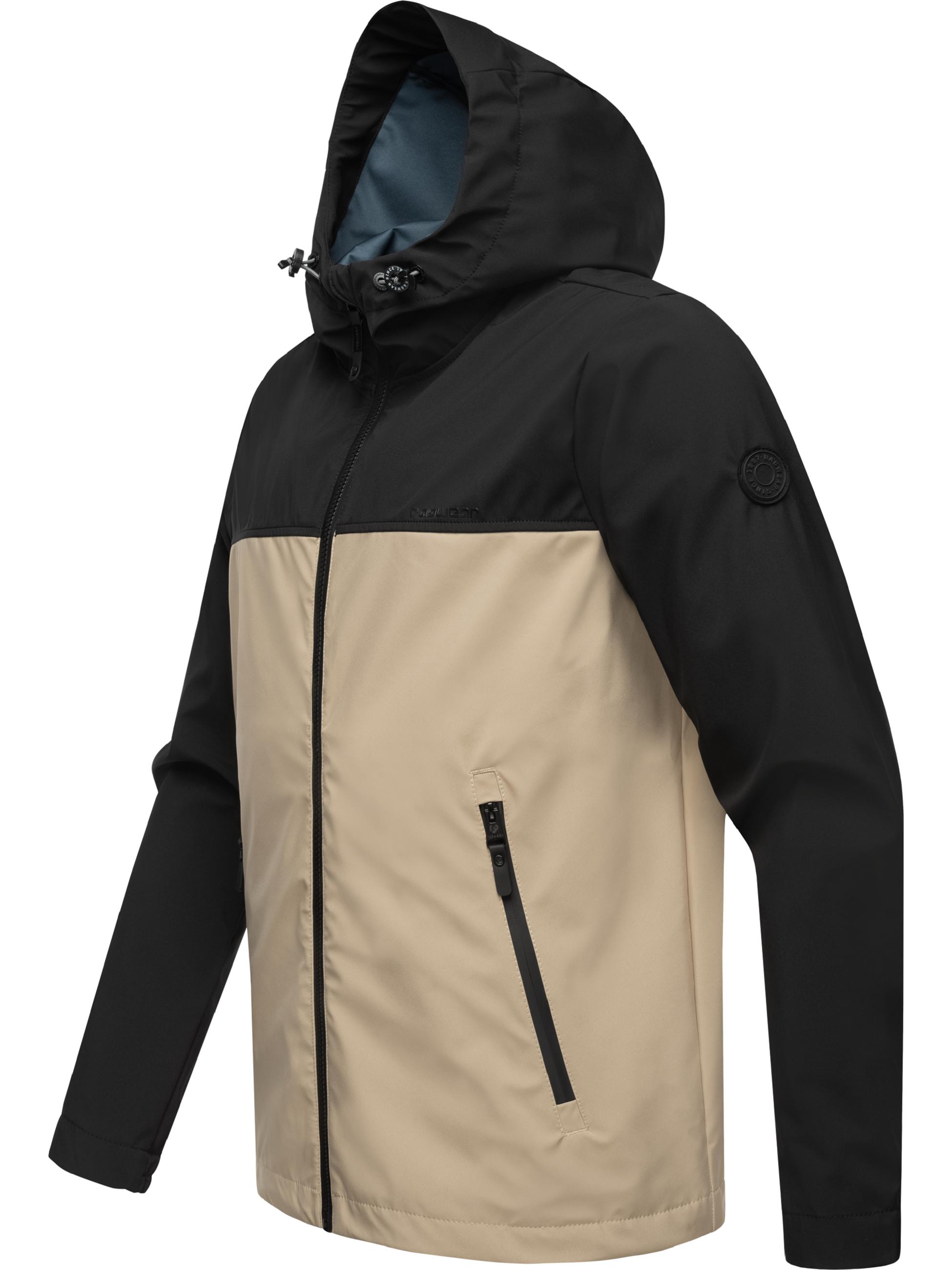 Softshell Übergangsjacke "Shellwie Block" Sand