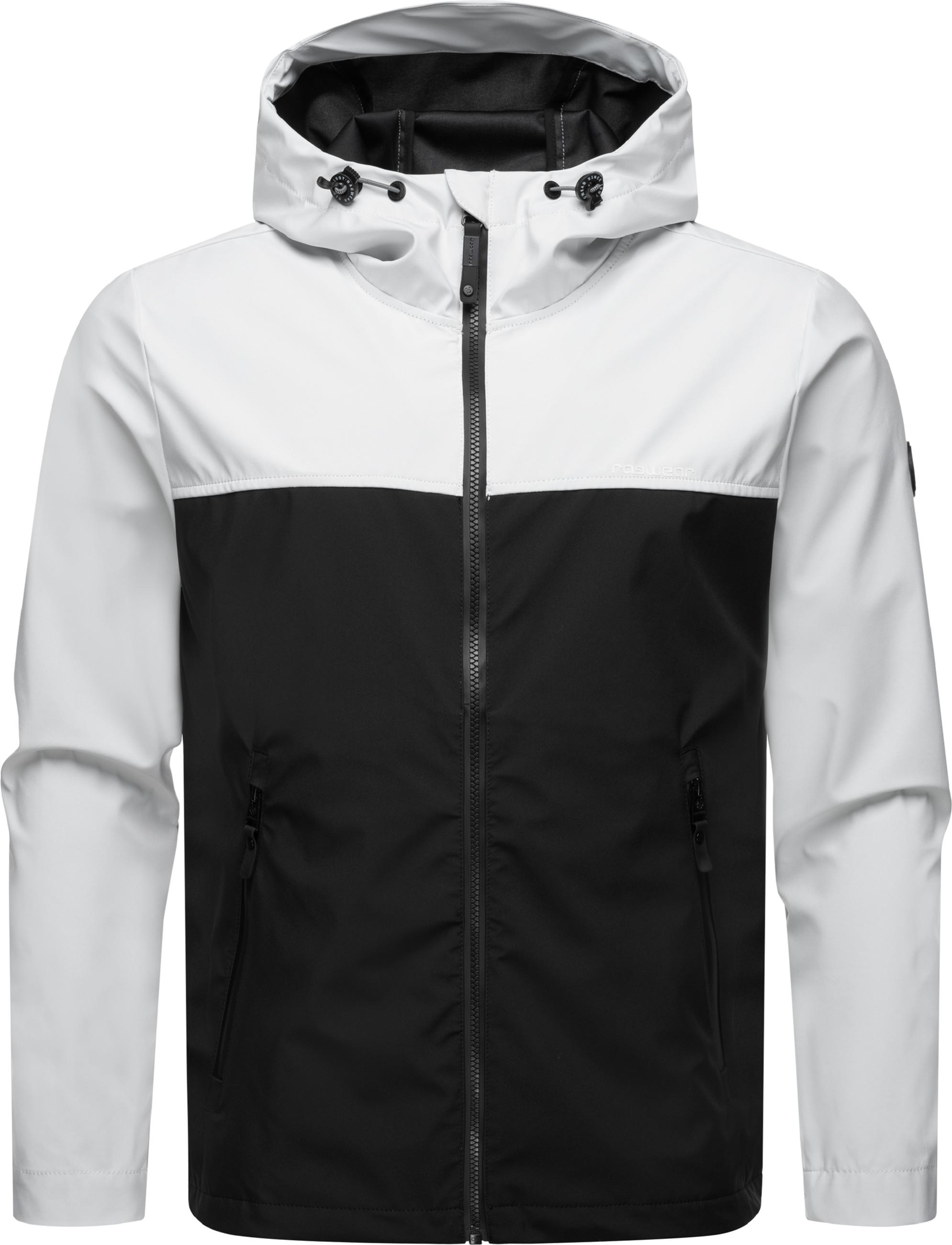 Softshell Übergangsjacke "Shellwie Block" White