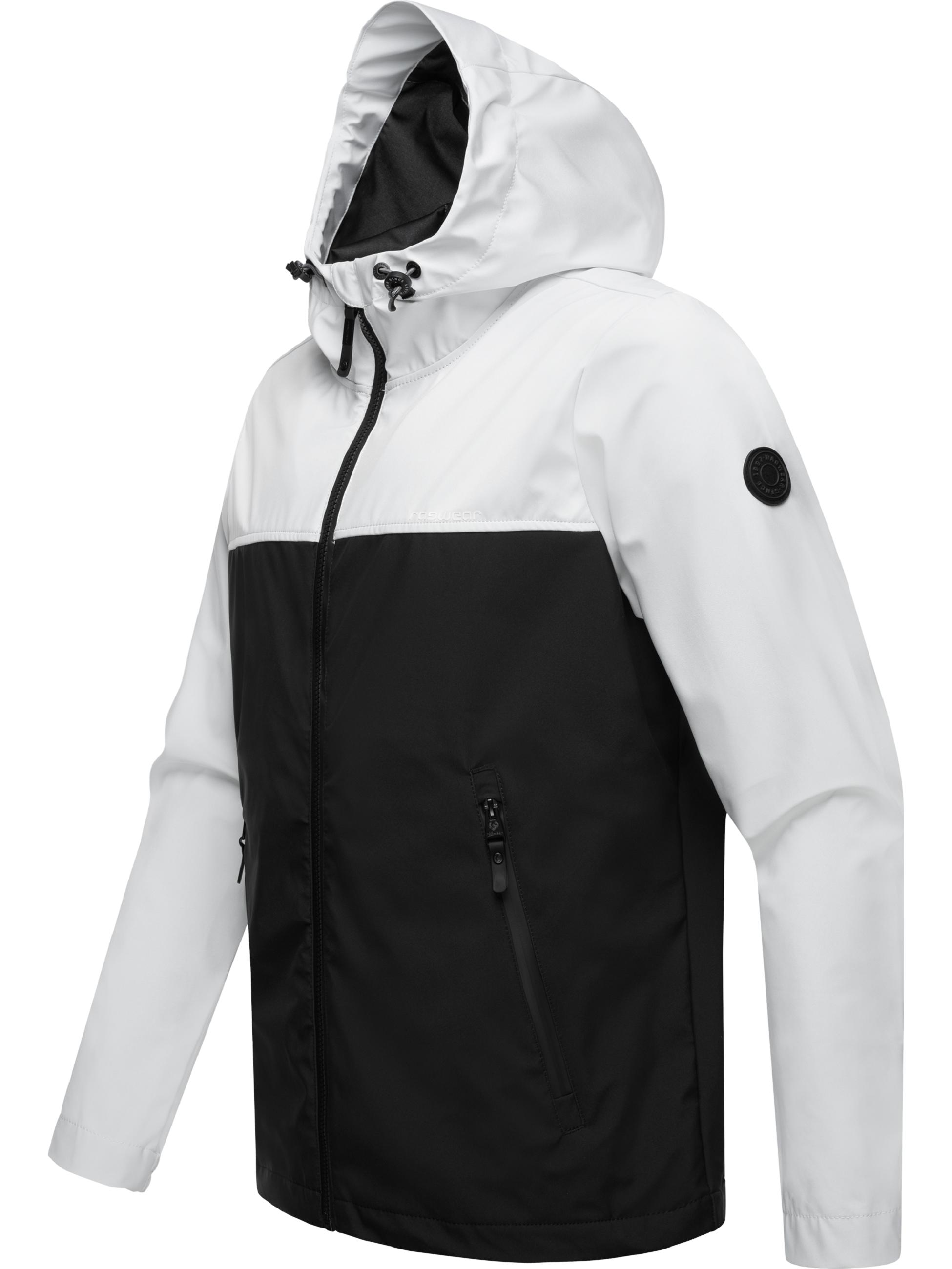 Softshell Übergangsjacke "Shellwie Block" White