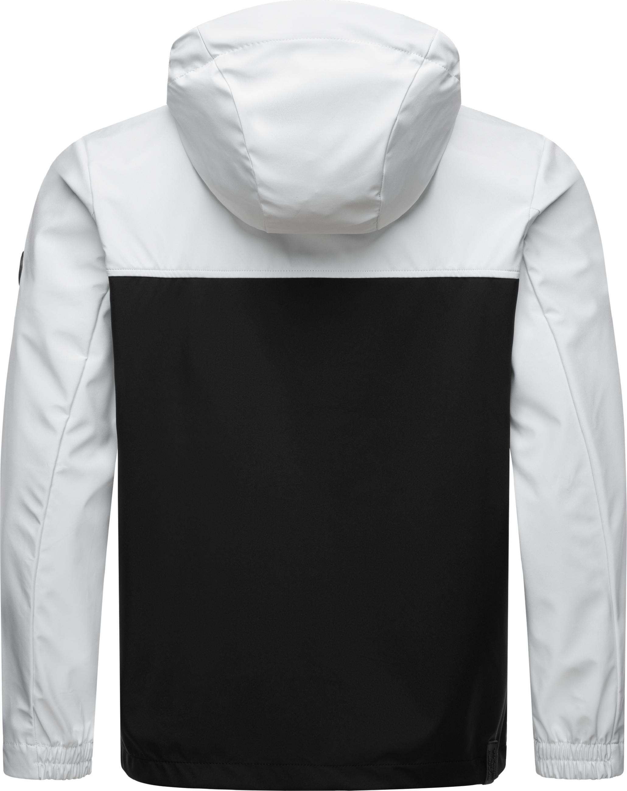 Softshell Übergangsjacke "Shellwie Block" White