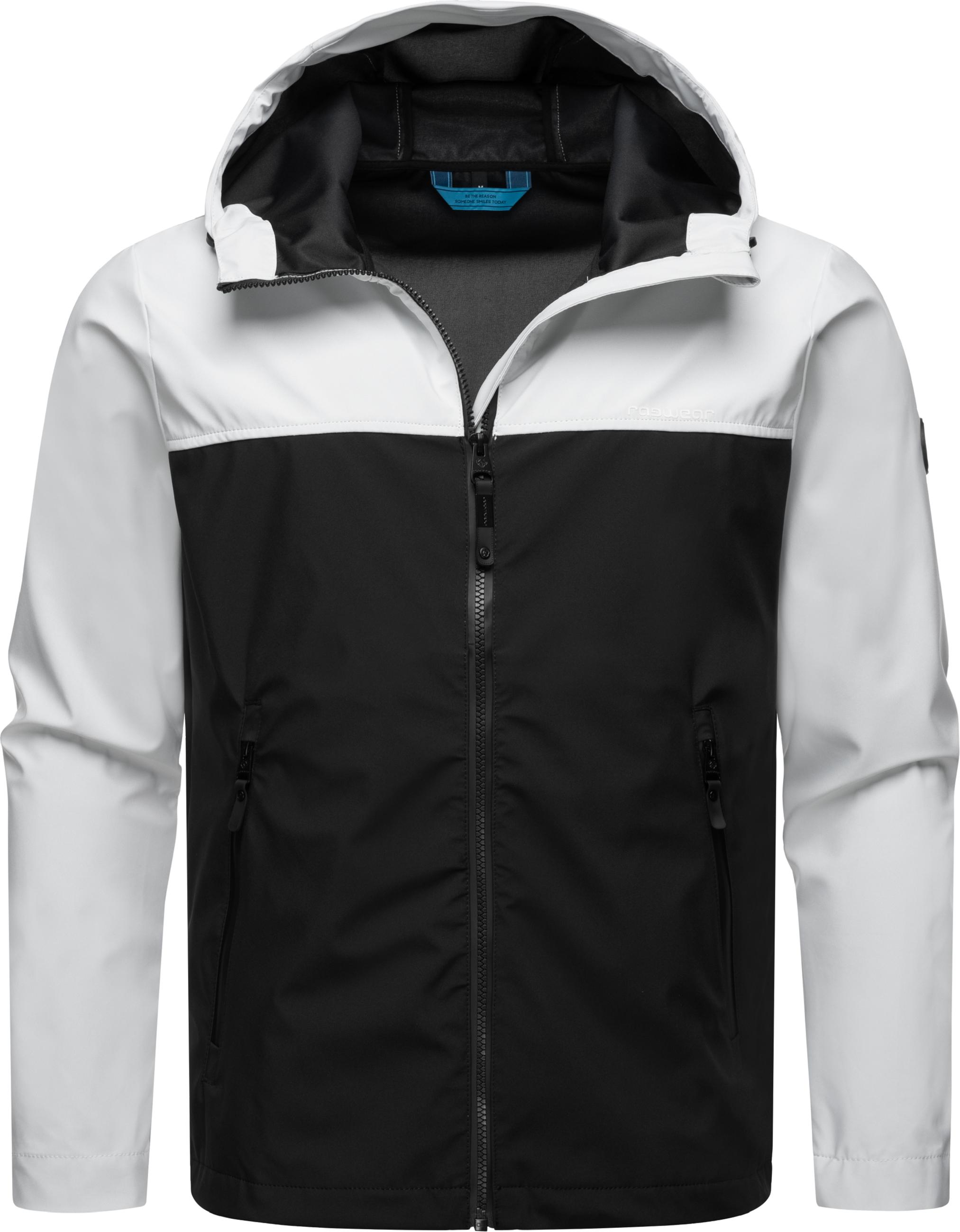 Softshell Übergangsjacke "Shellwie Block" White