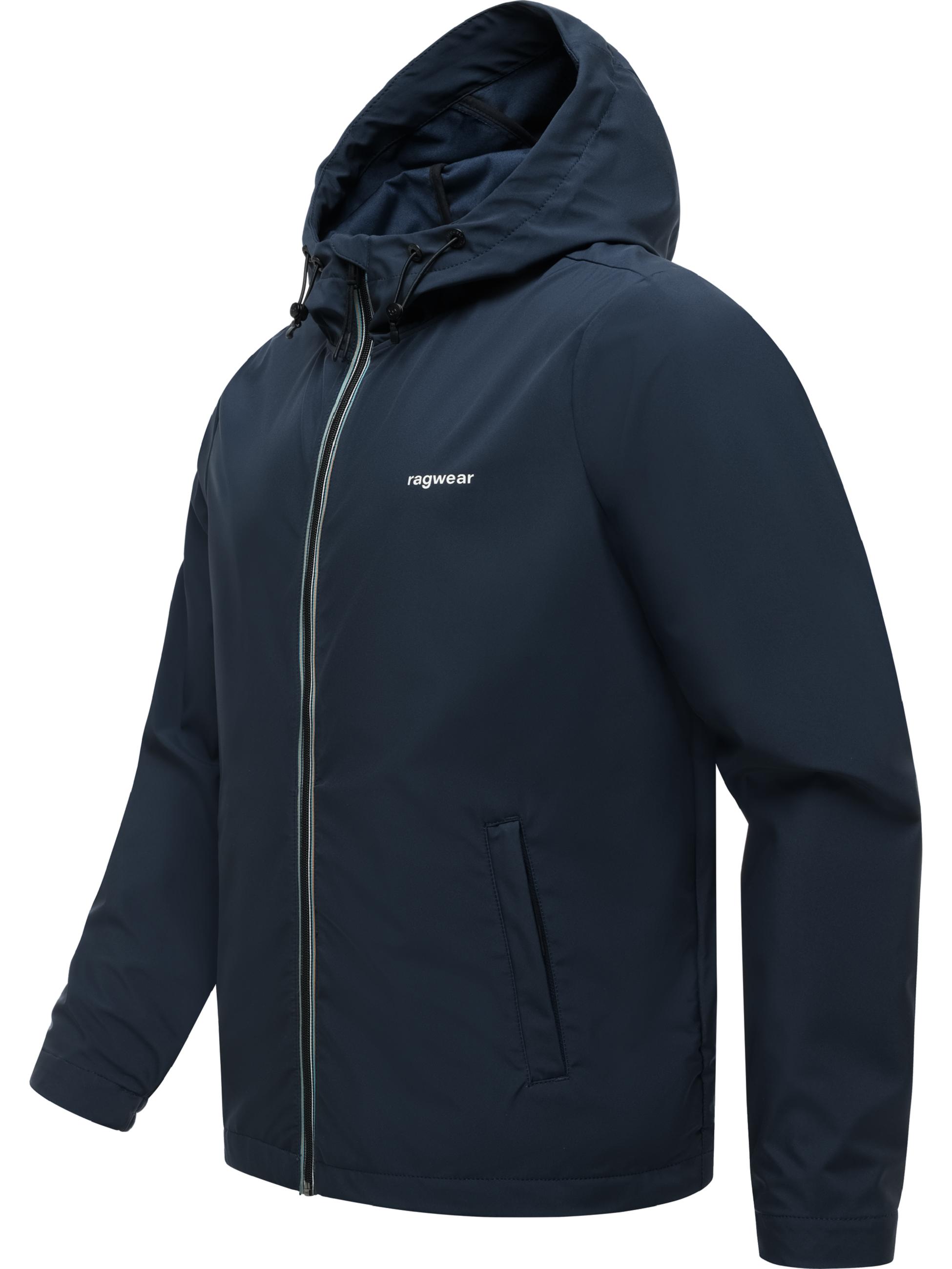 Wasserdichte Übergangsjacke mit Kapuze "Shellwie Bonded" Navy