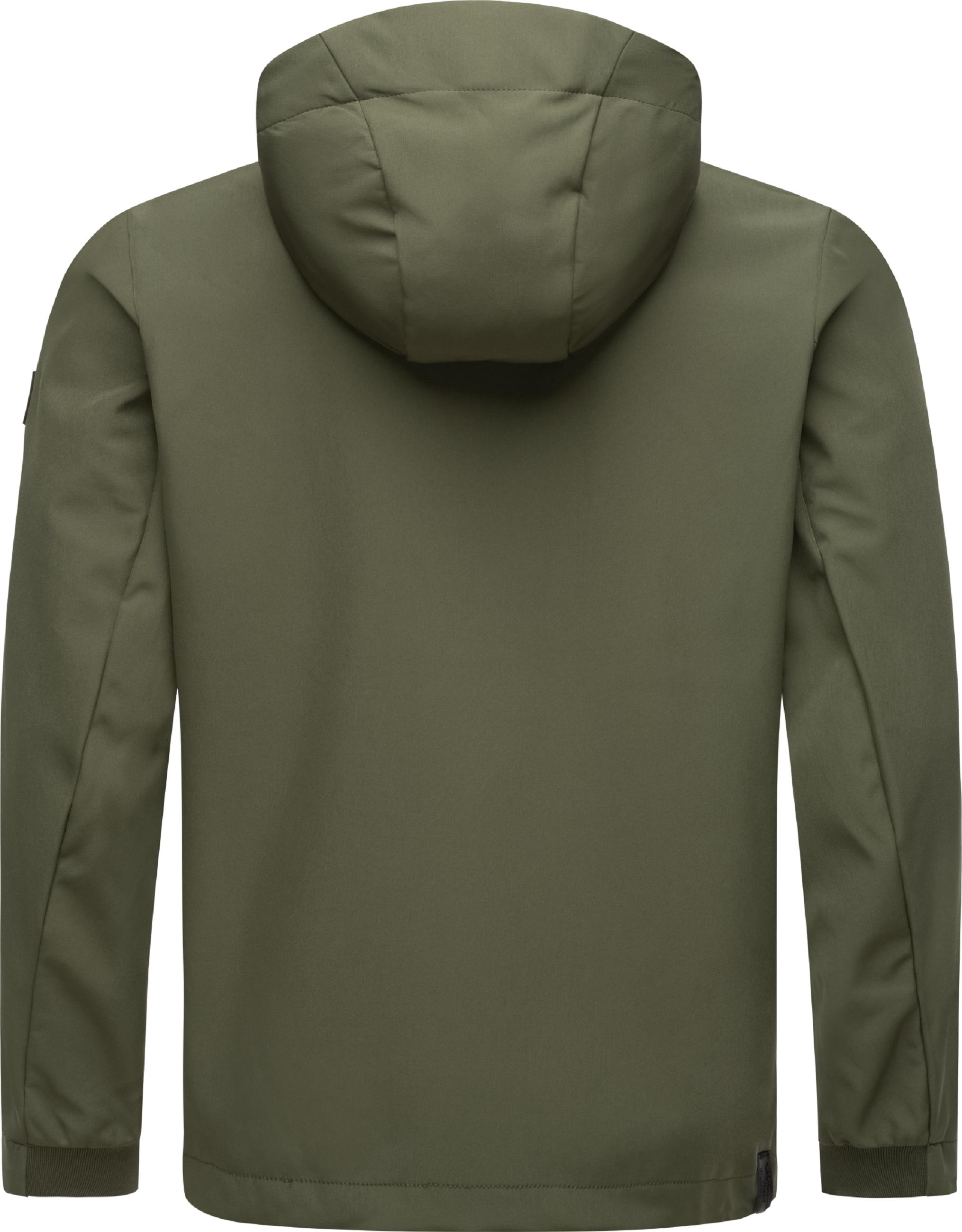 Wasserdichte Softshelljacke mit Kapuze "Shellwie Warm" Dark Olive