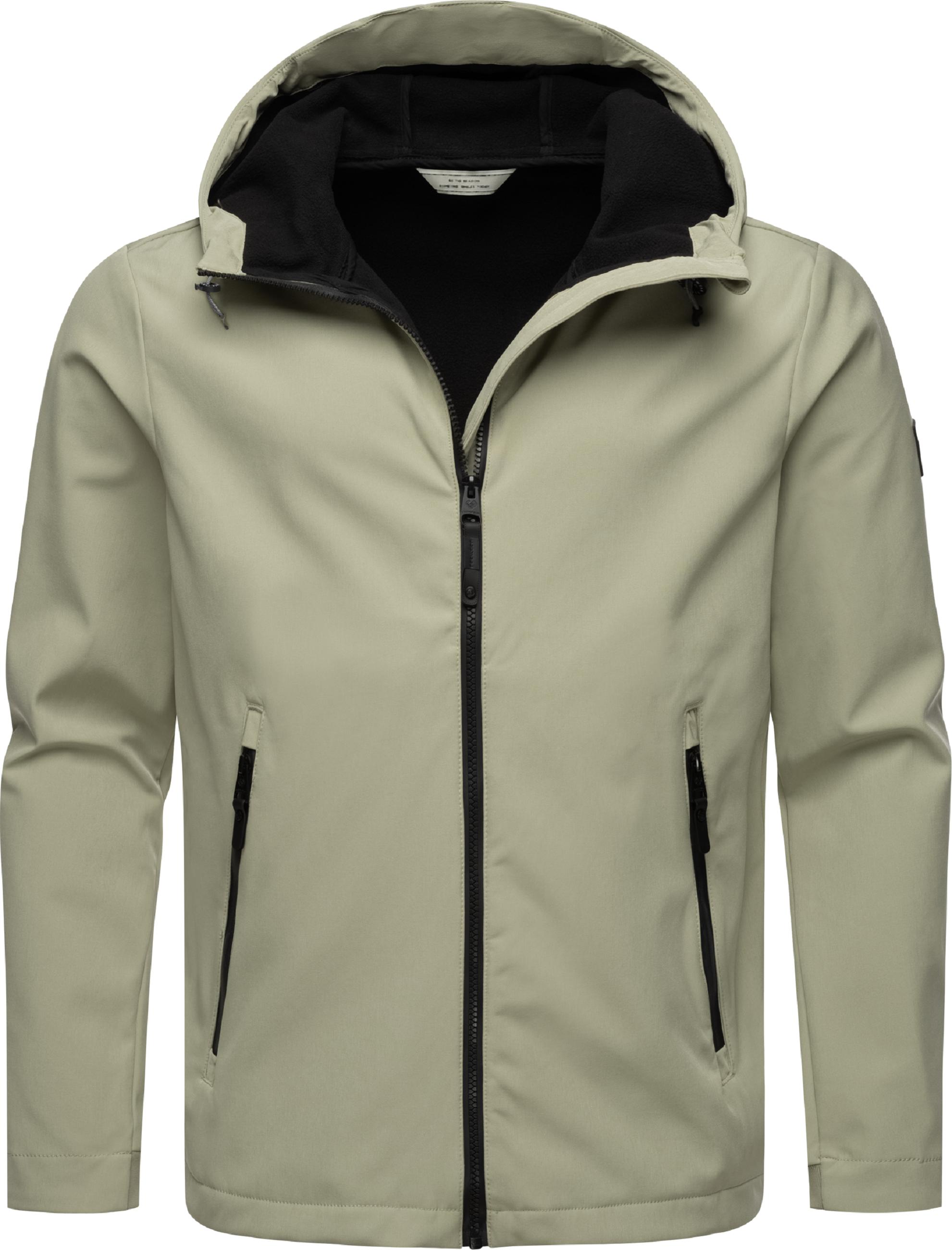 Wasserdichte Softshelljacke mit Kapuze "Shellwie Warm" Dusty Olive