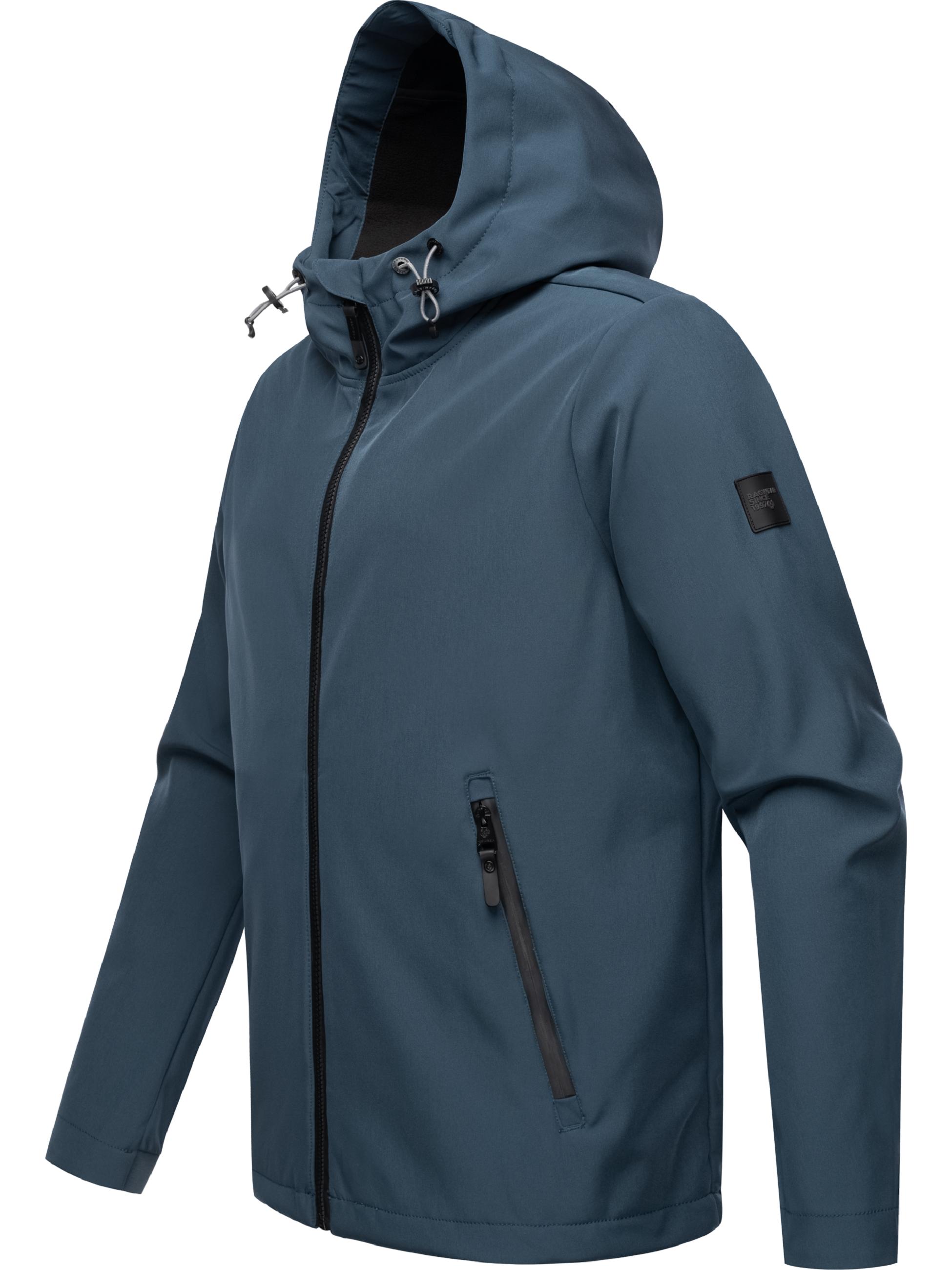 Wasserdichte Softshelljacke mit Kapuze "Shellwie Warm" Night Blue