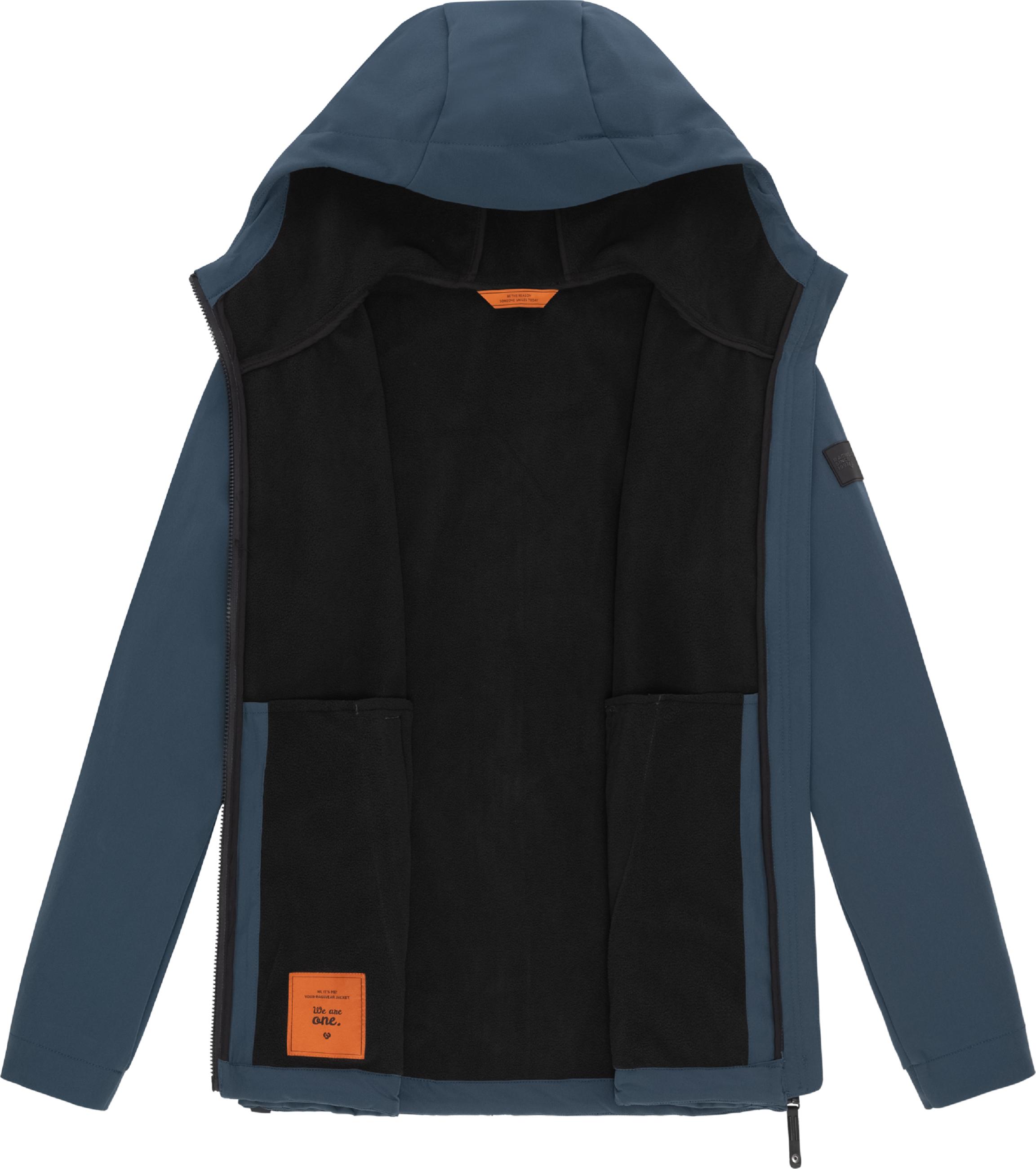 Wasserdichte Softshelljacke mit Kapuze "Shellwie Warm" Night Blue