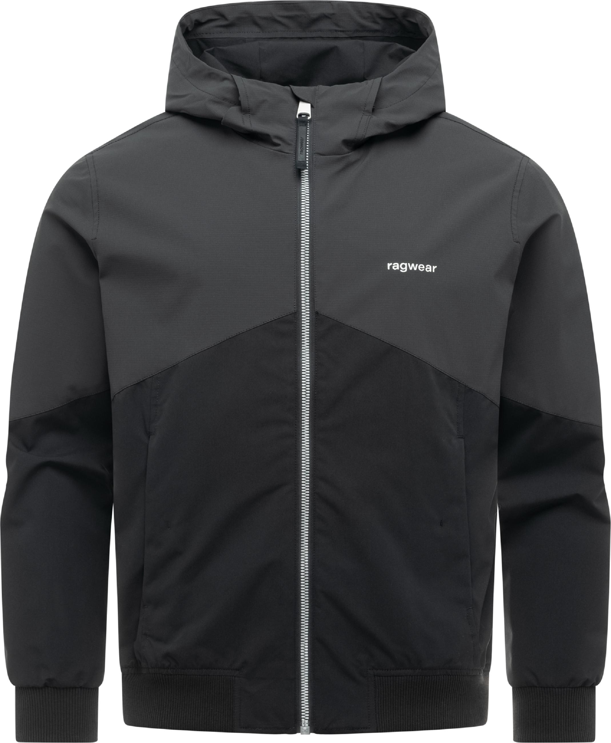 Wasserdichte Übergangsjacke mit Kapuze "Sherwend" Black