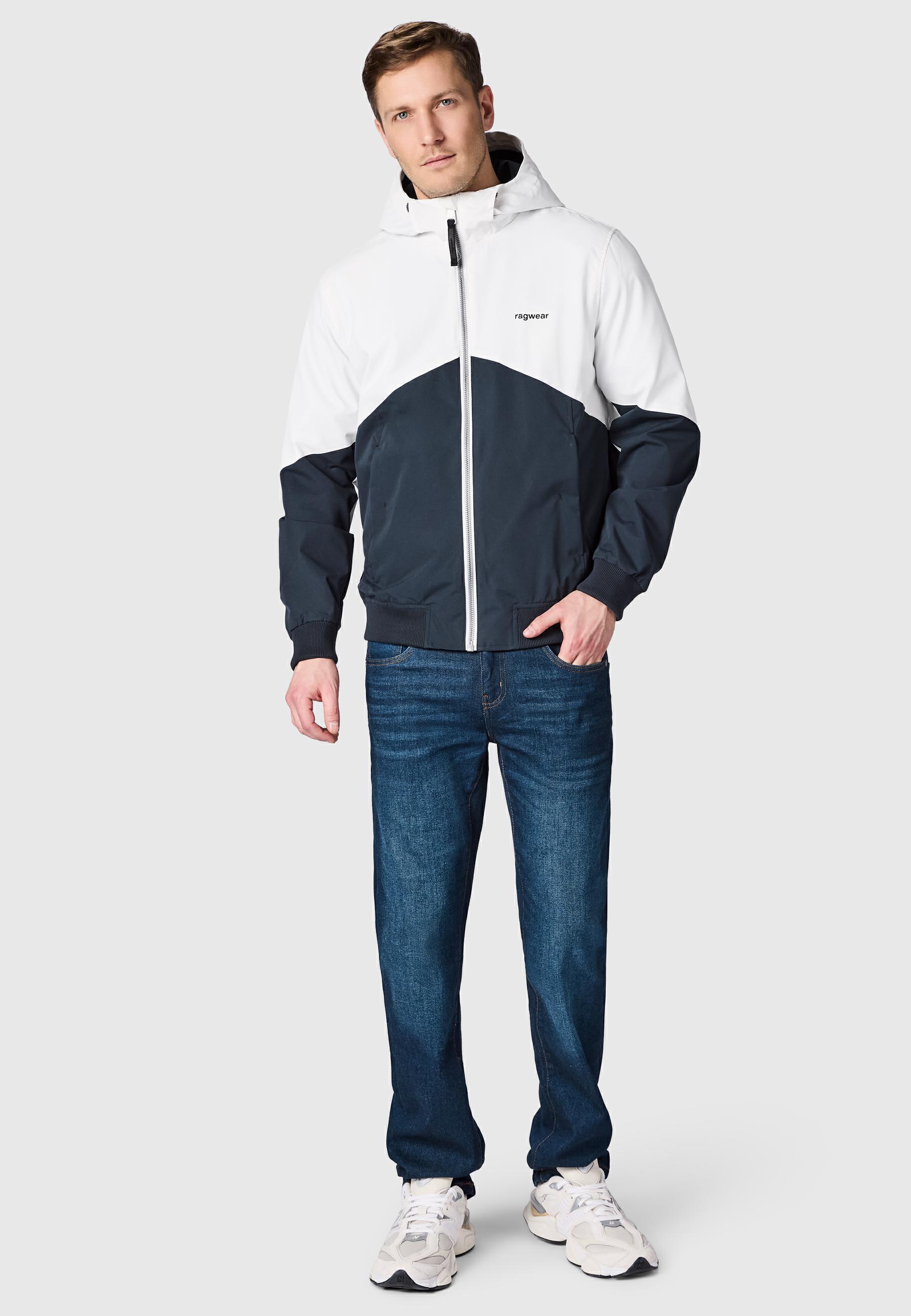 Wasserdichte Übergangsjacke mit Kapuze "Sherwend" Navy