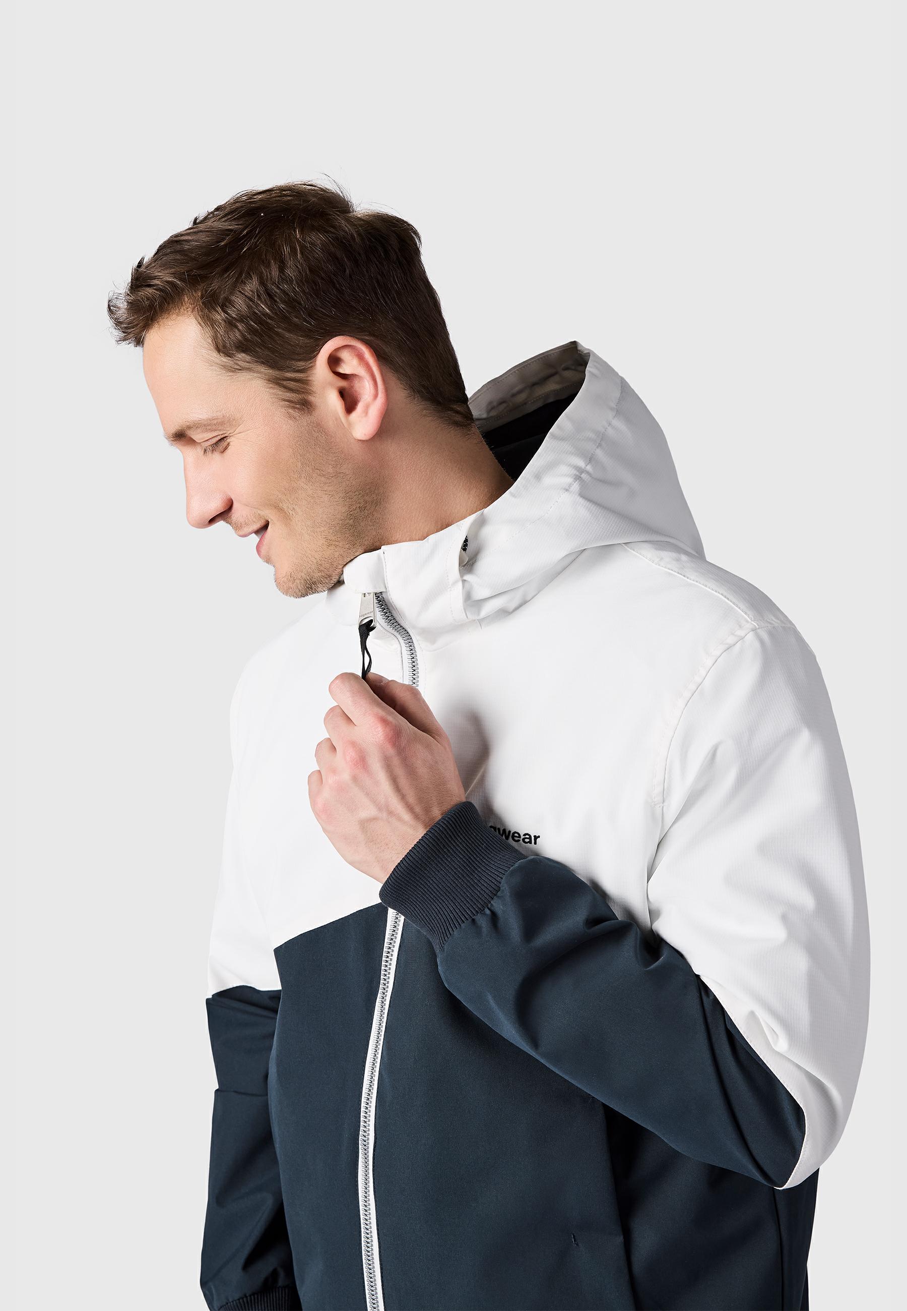 Wasserdichte Übergangsjacke mit Kapuze "Sherwend" Navy