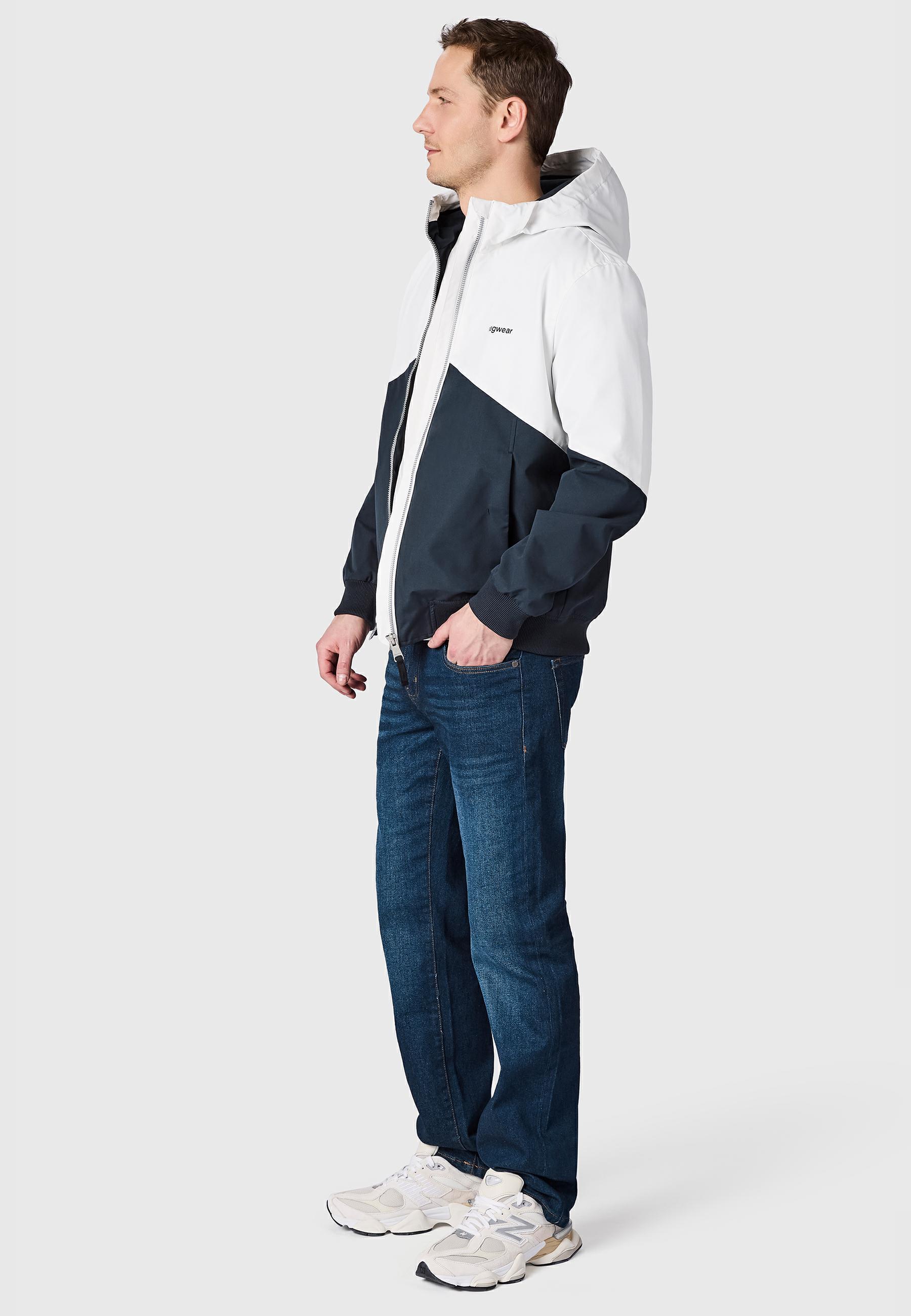 Wasserdichte Übergangsjacke mit Kapuze "Sherwend" Navy