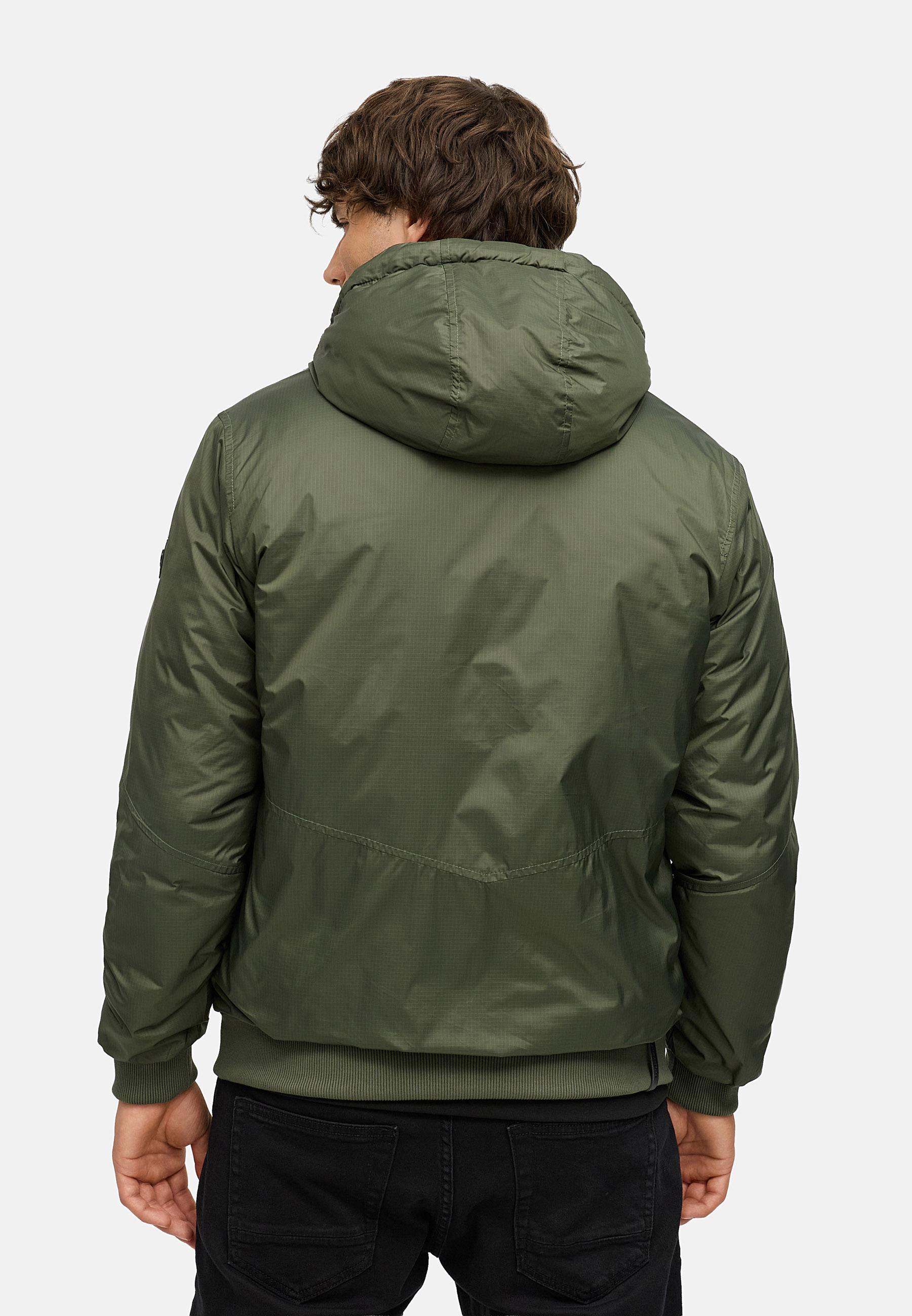 Outdoorjacke mit Kapuze "Sherwer YOUMODO" Dark Olive