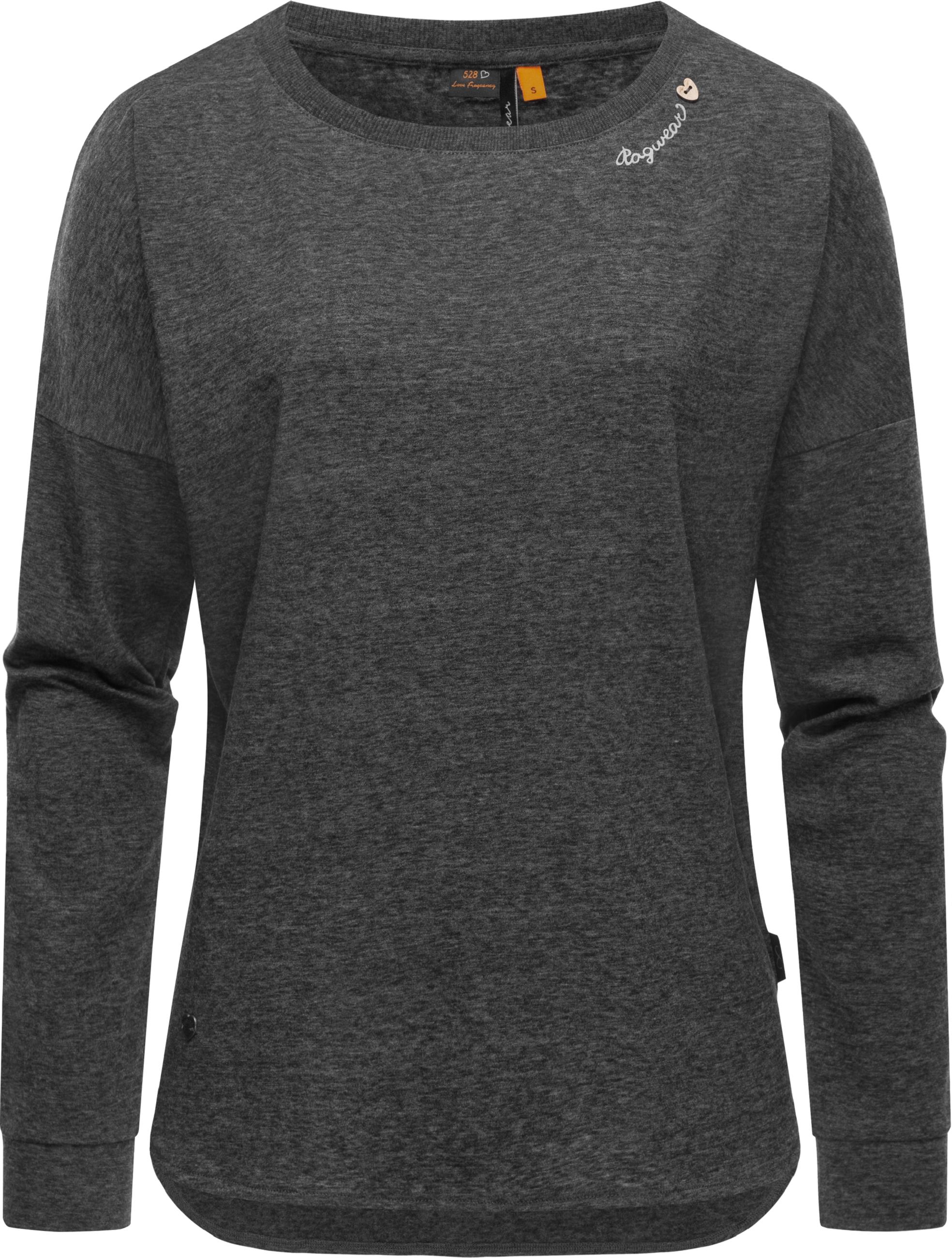 Longsleeve mit abgerundetem Saum "Shimona Long" Dark Grey