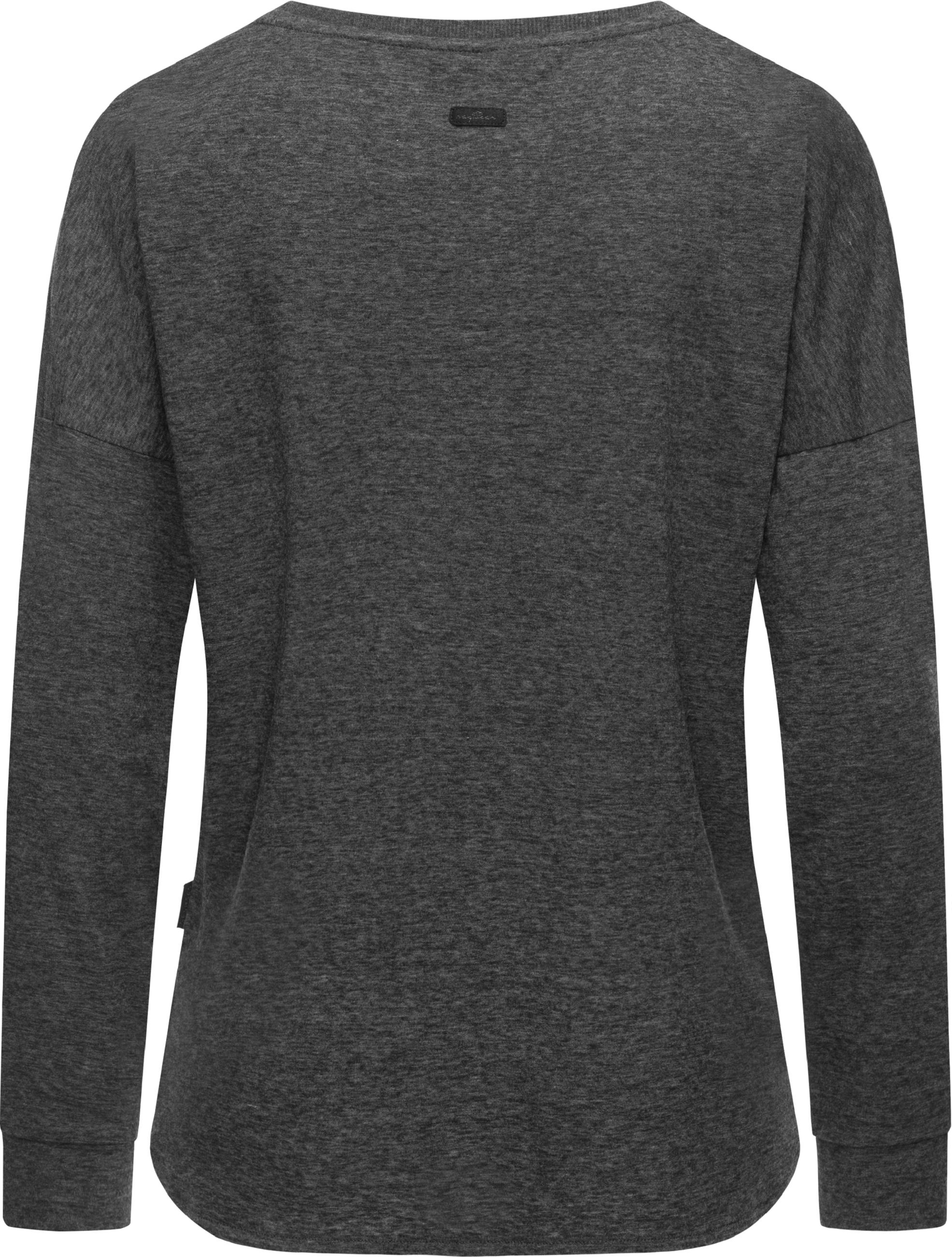 Longsleeve mit abgerundetem Saum "Shimona Long" Dark Grey