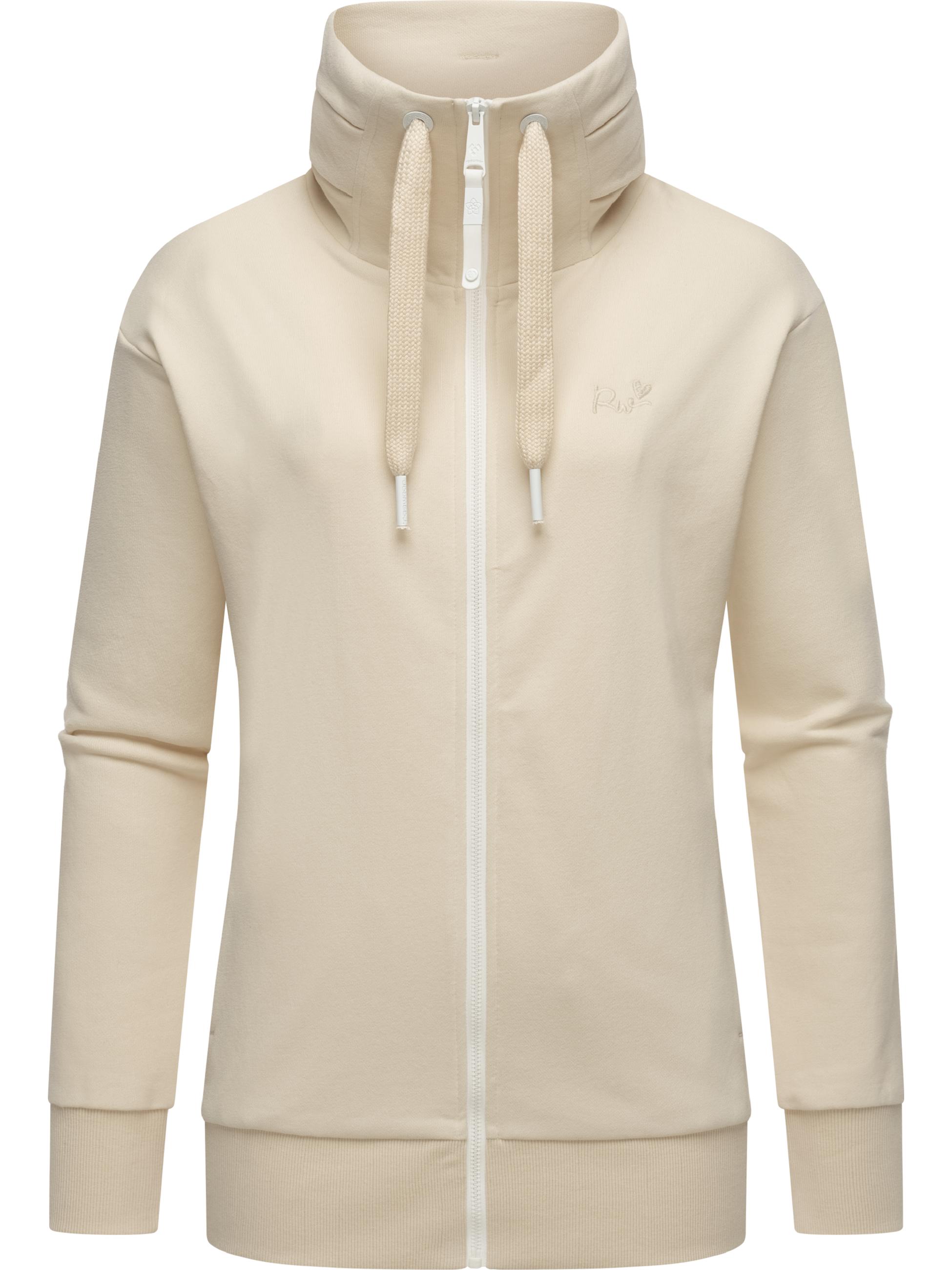 Sweatjacke mit hohem Kragen "Shocky" Beige24