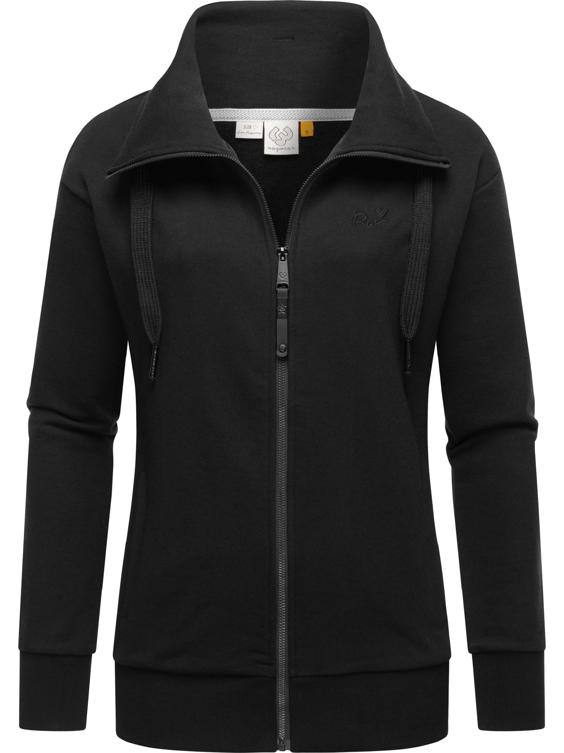 Sweatjacke mit hohem Kragen "Shocky" Black24