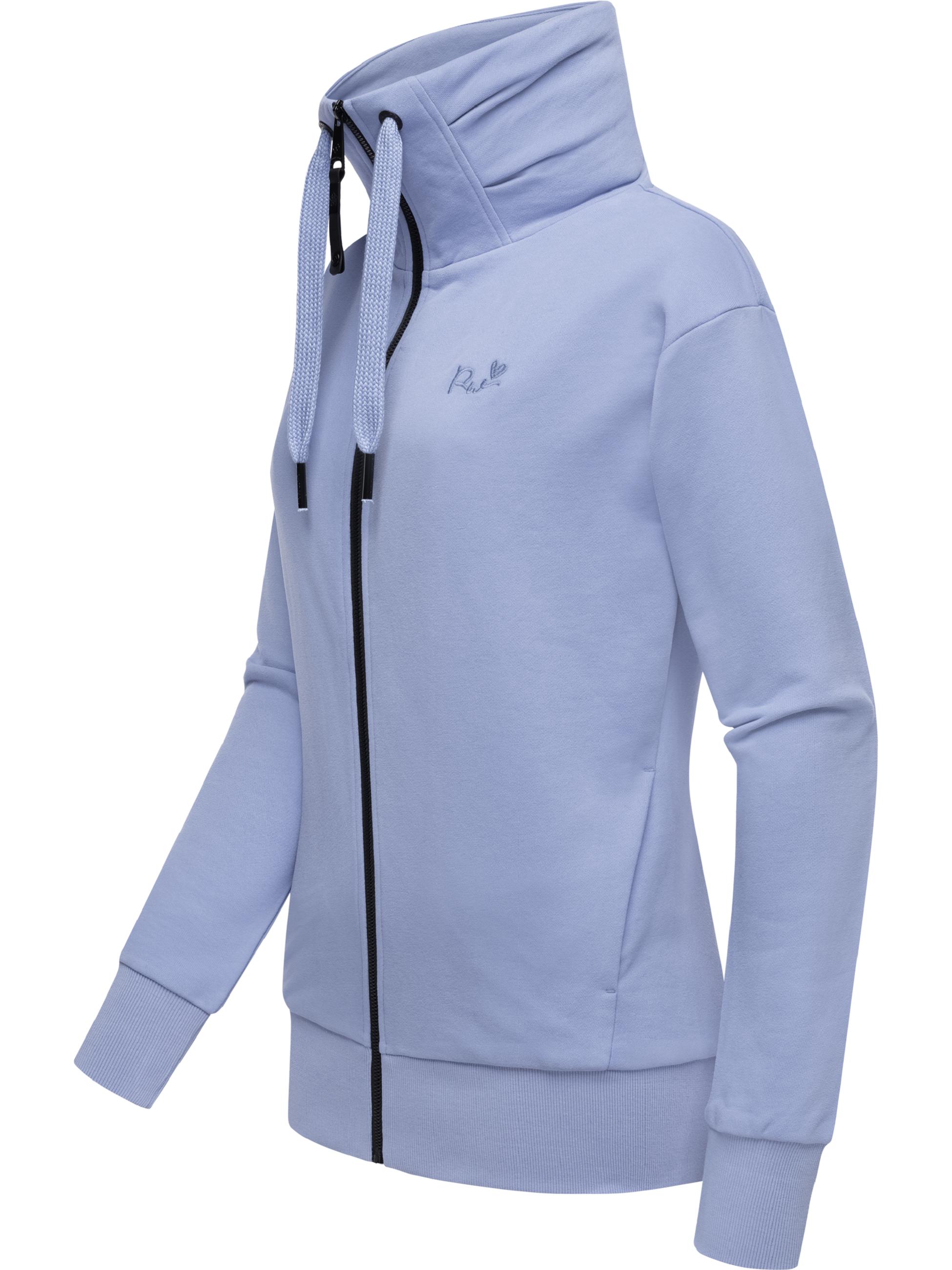 Sweatjacke mit hohem Kragen "Shocky" Blue24