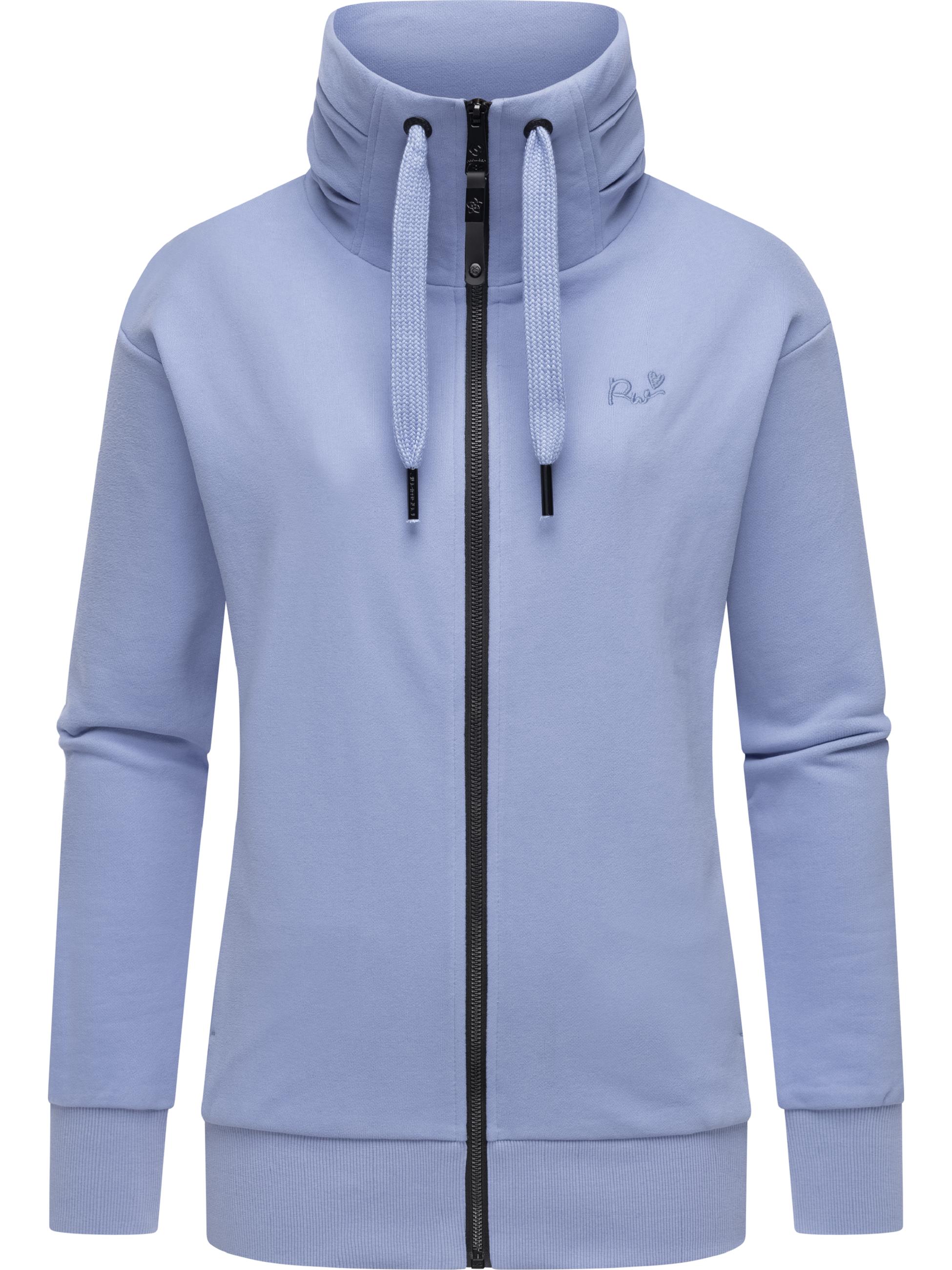 Sweatjacke mit hohem Kragen "Shocky" Blue24