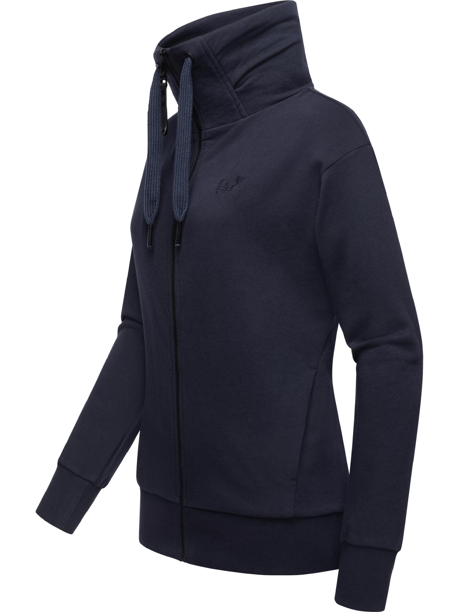 Sweatjacke mit hohem Kragen "Shocky" Navy24