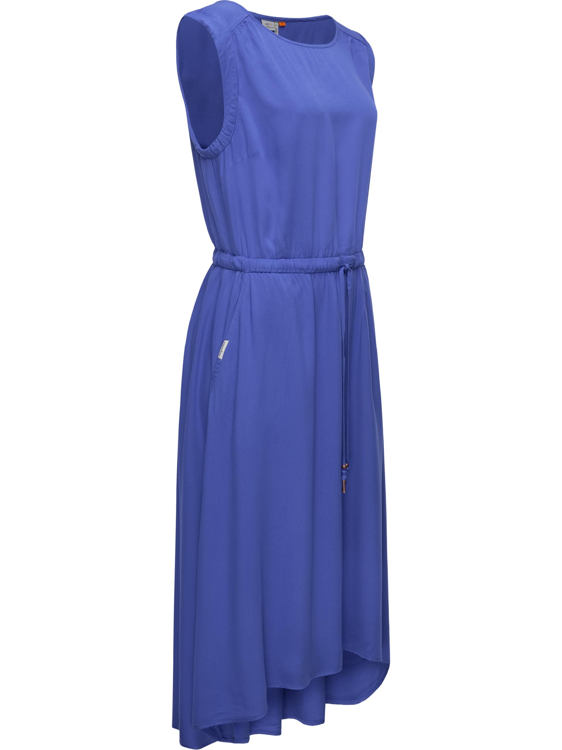 Sommerkleid mit Taillenband "Sirocco" Web Blue